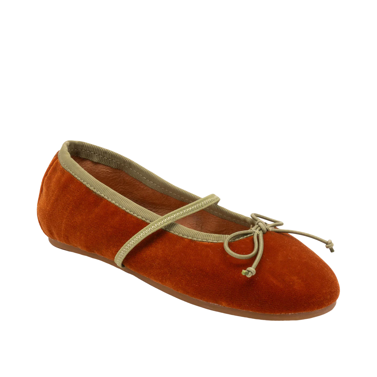 Palma Ballerina Shoes | Rust