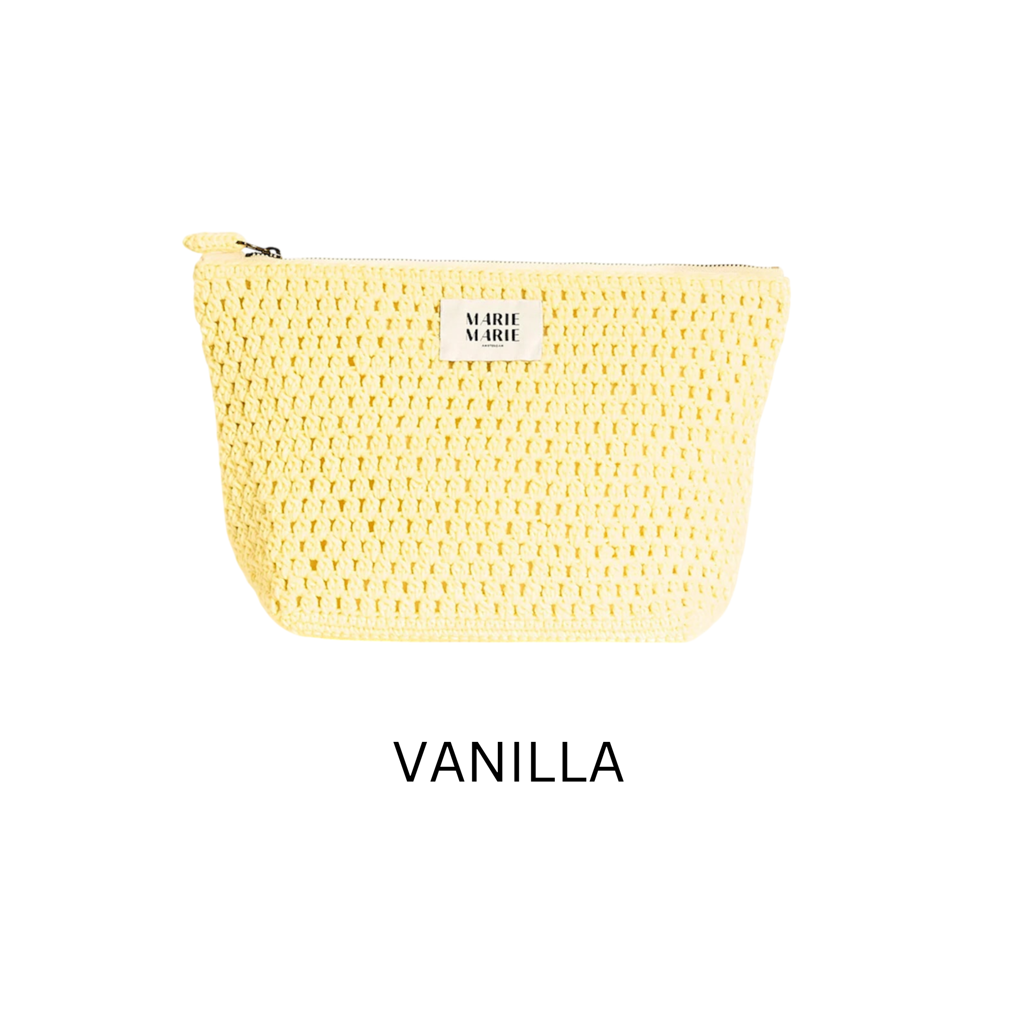 Solid Crochet Large Pouch