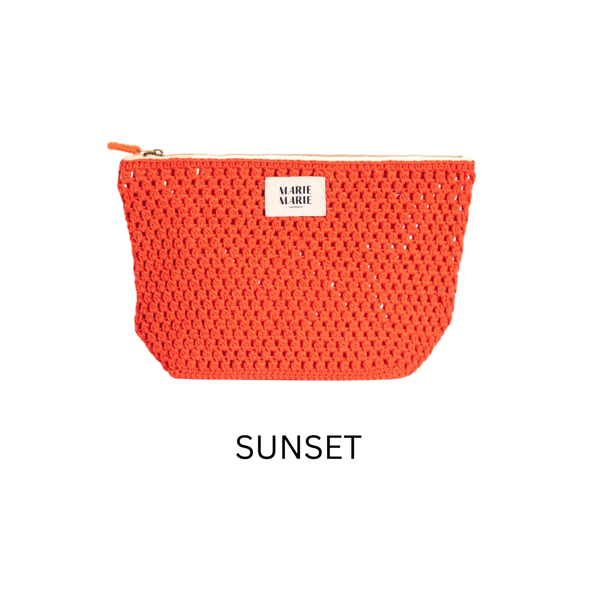 Solid Crochet Large Pouch