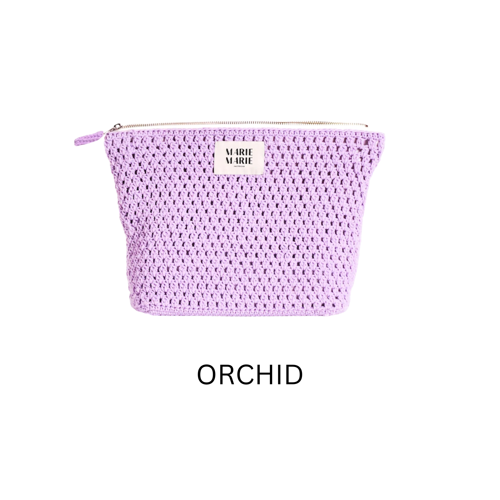 Solid Crochet Large Pouch