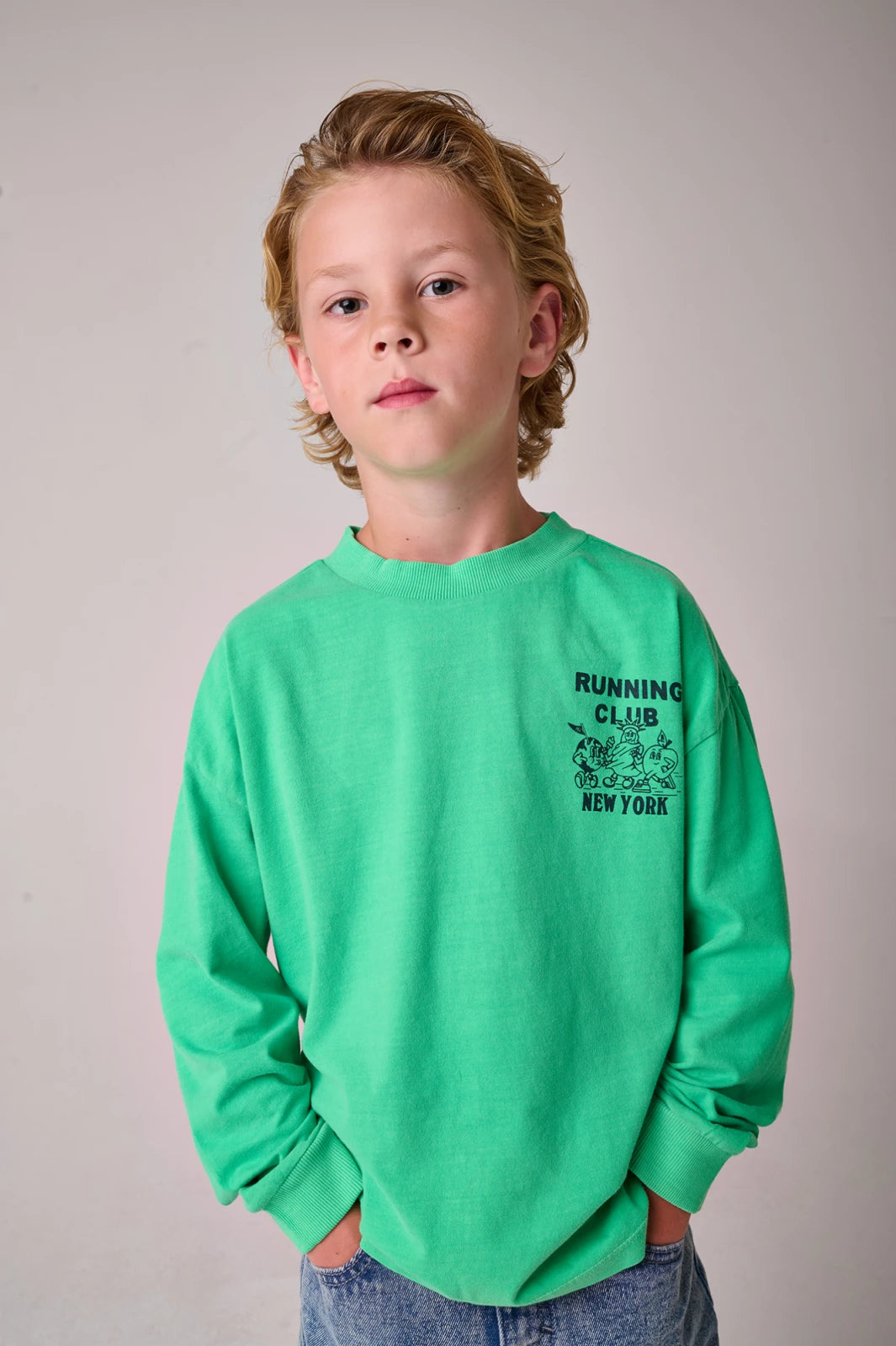 Grind Long Sleeve T-Shirt | Neon Green