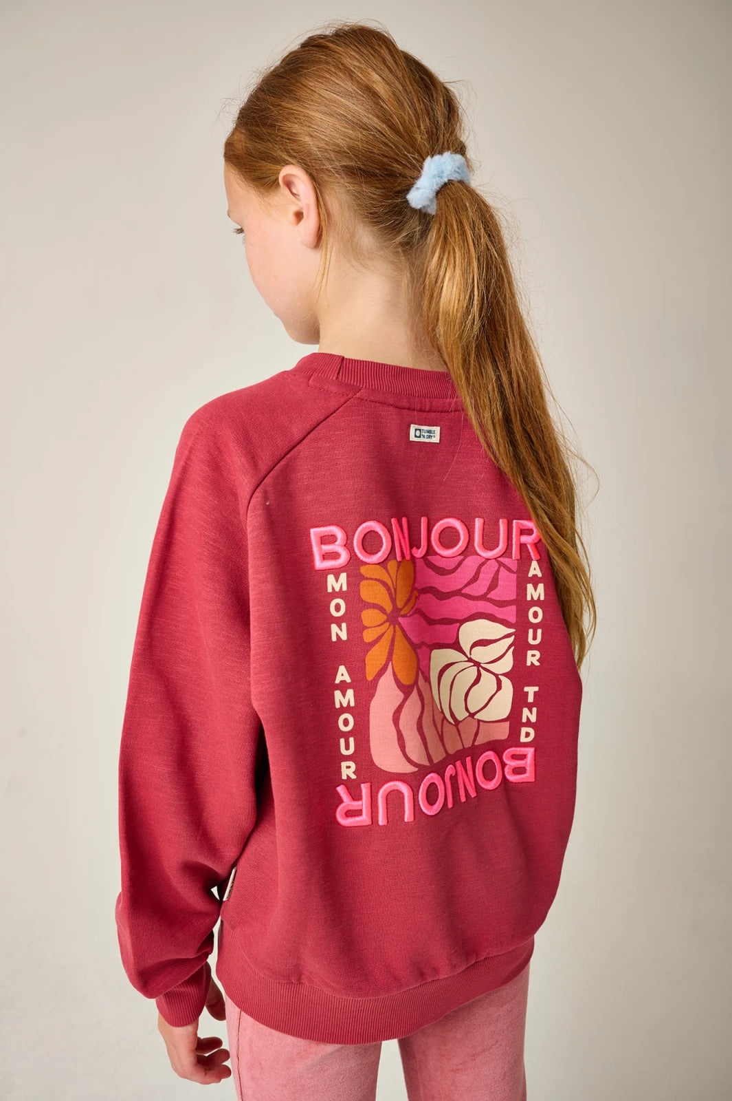 J'Adore Sweatshirt | Burgundy Red