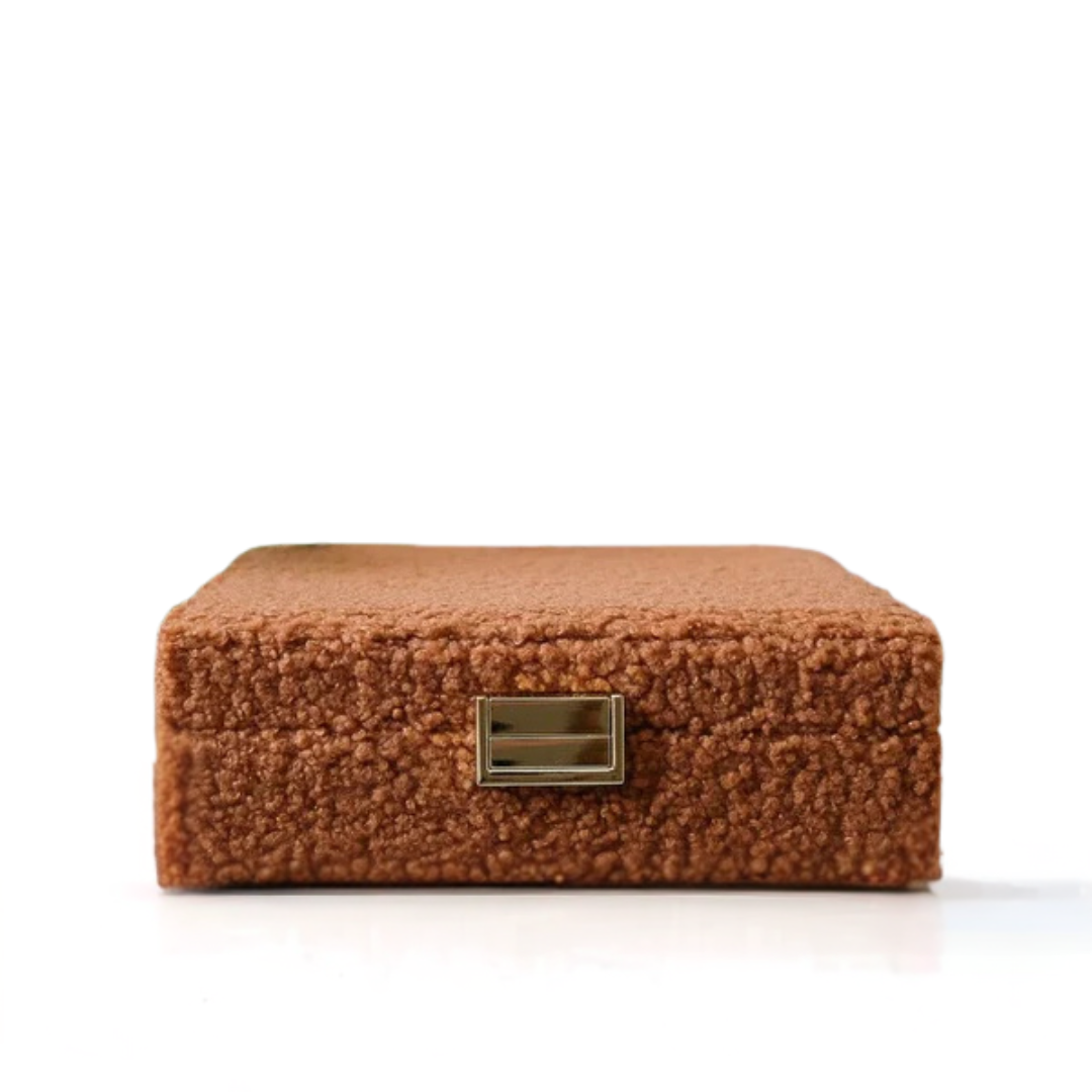 Anne Teddy Jewelry Box | Camel