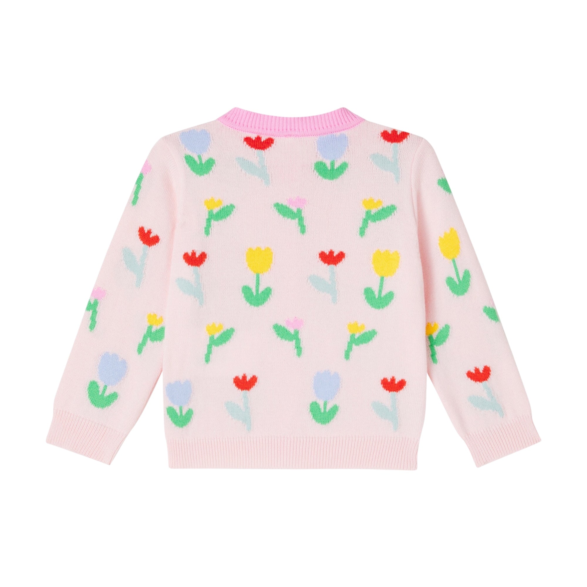 Baby Floral Cotton Cardigan | Rosa