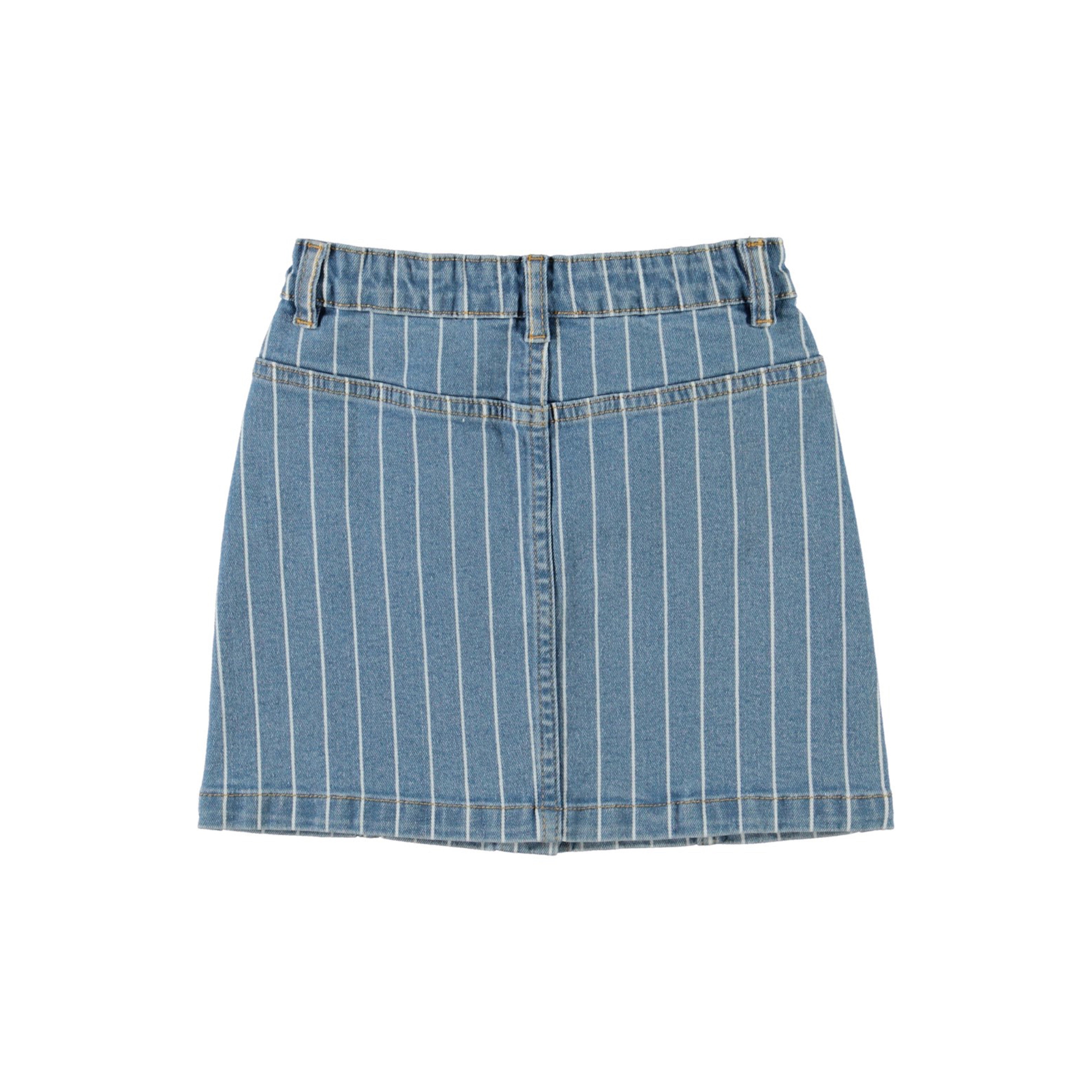 Bera Denim Skirt | Vertical Stripes