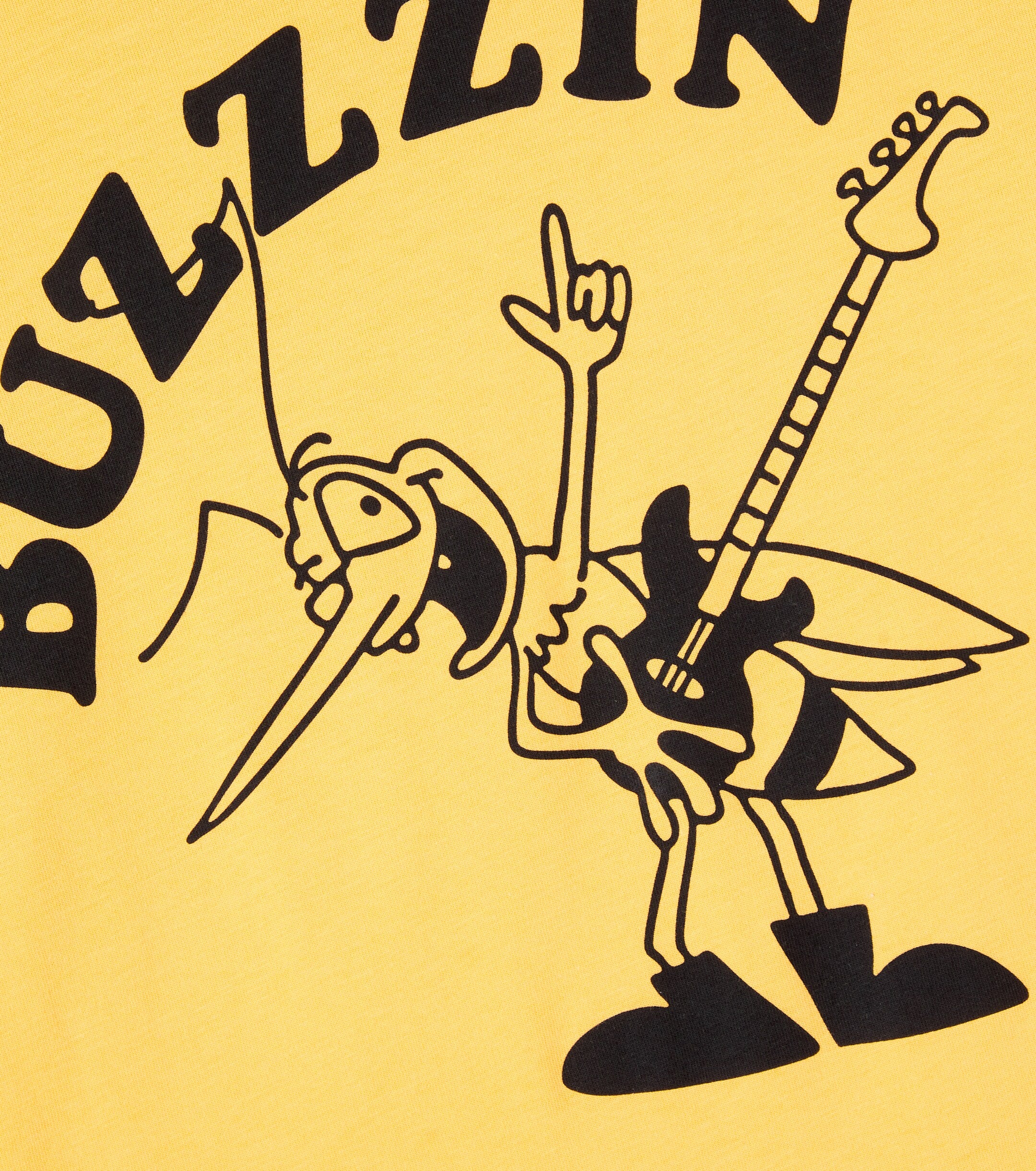 Printed Cotton Jersey T-shirt | Yellow