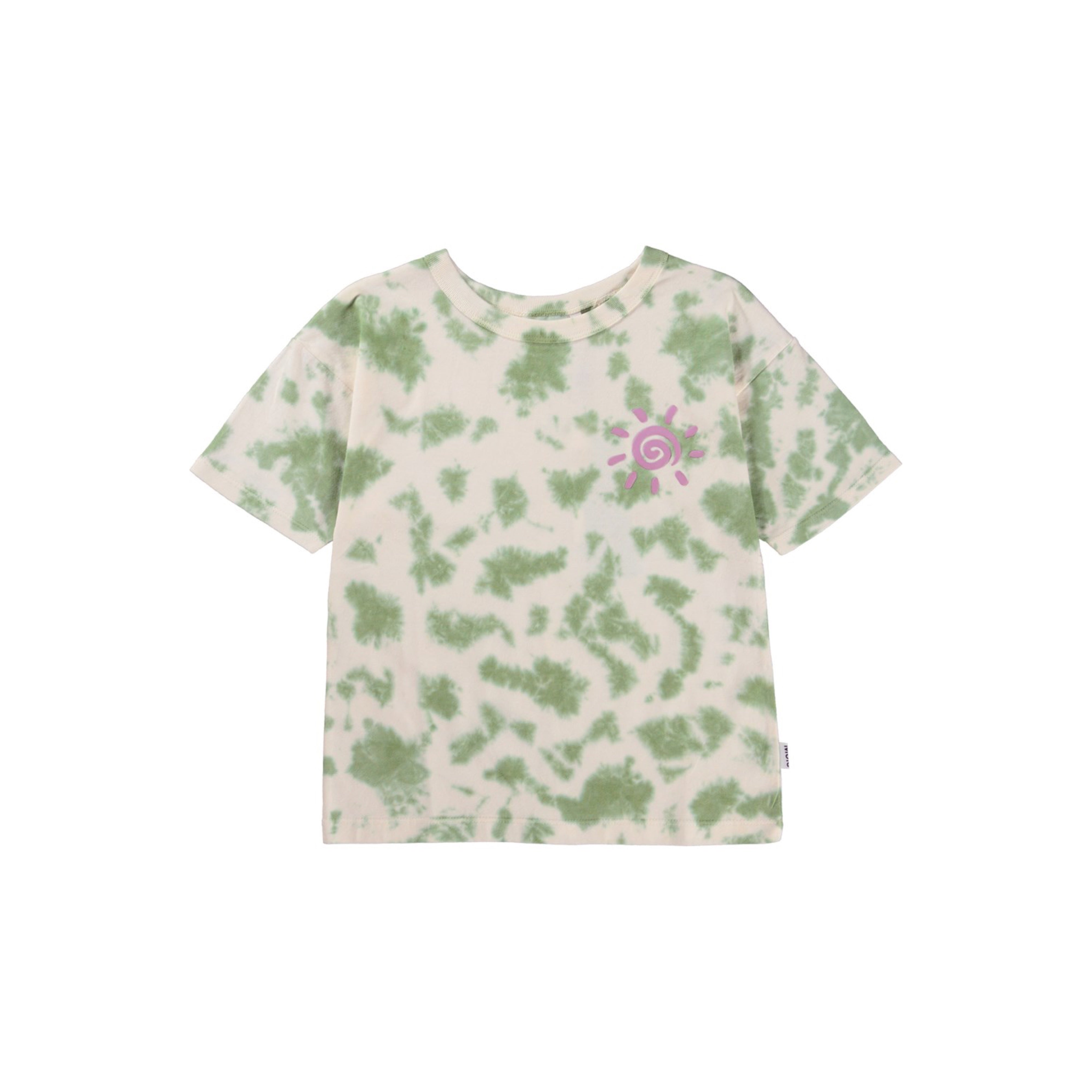 Rabecke T-shirt | Green Tie Dye