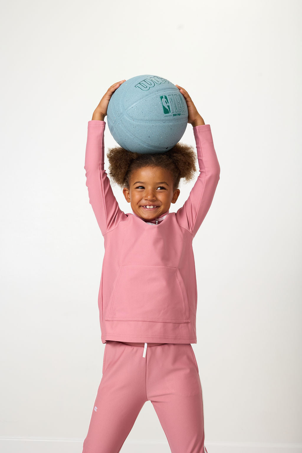 Retro Half-Zip | Dusty Pink