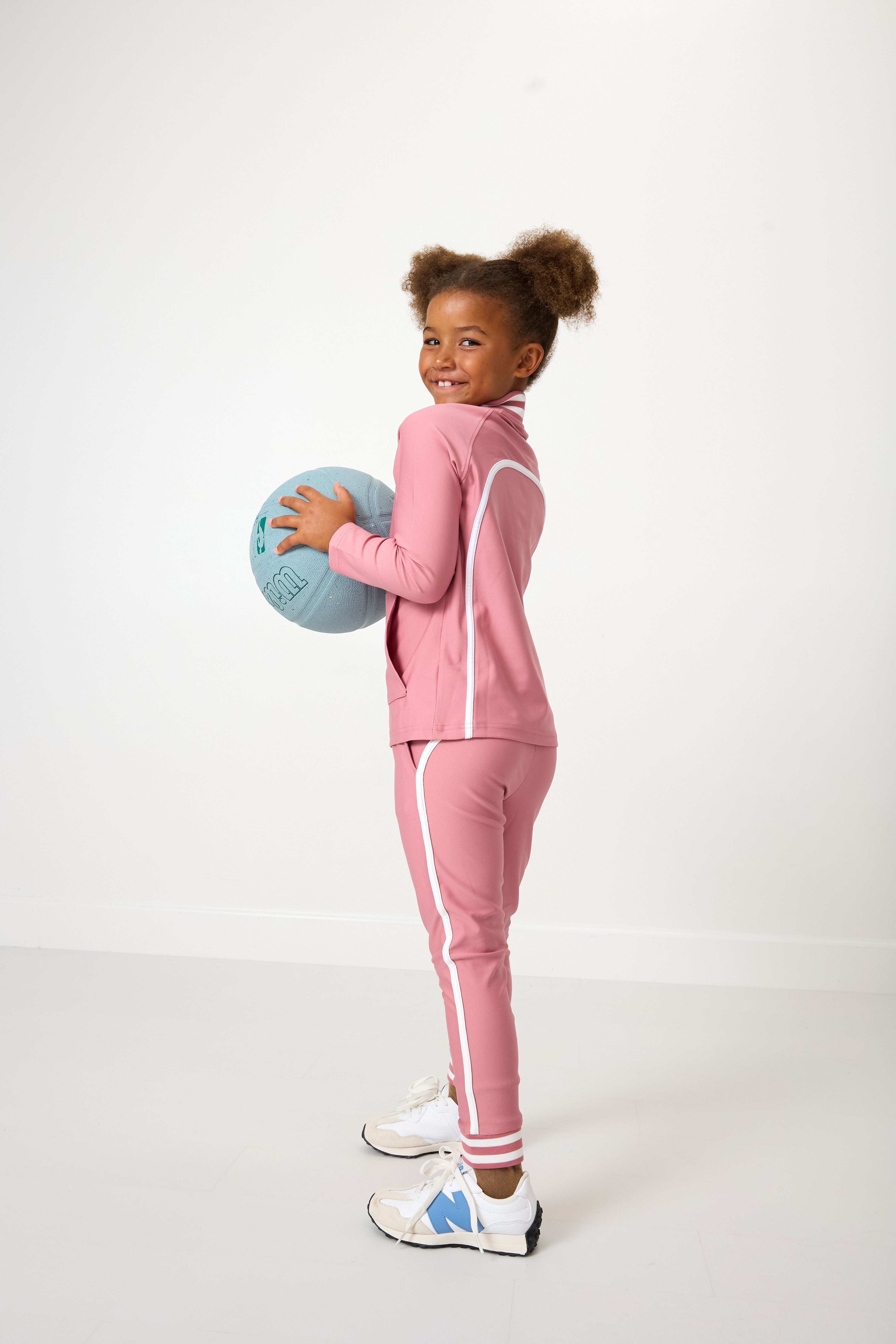 Retro Warm Up Jogger | Dusty Pink