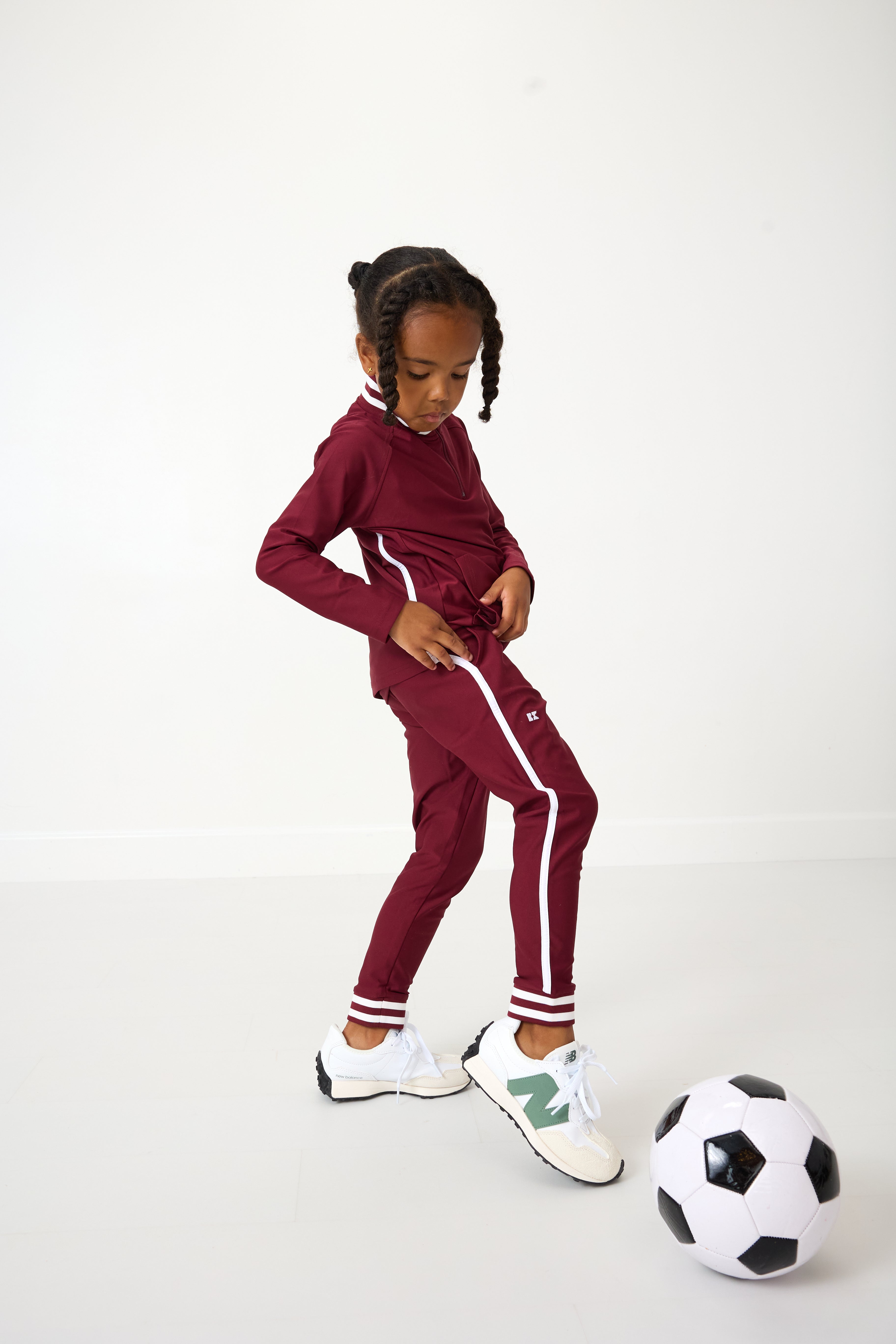 Retro Warm Up Jogger | Maroon