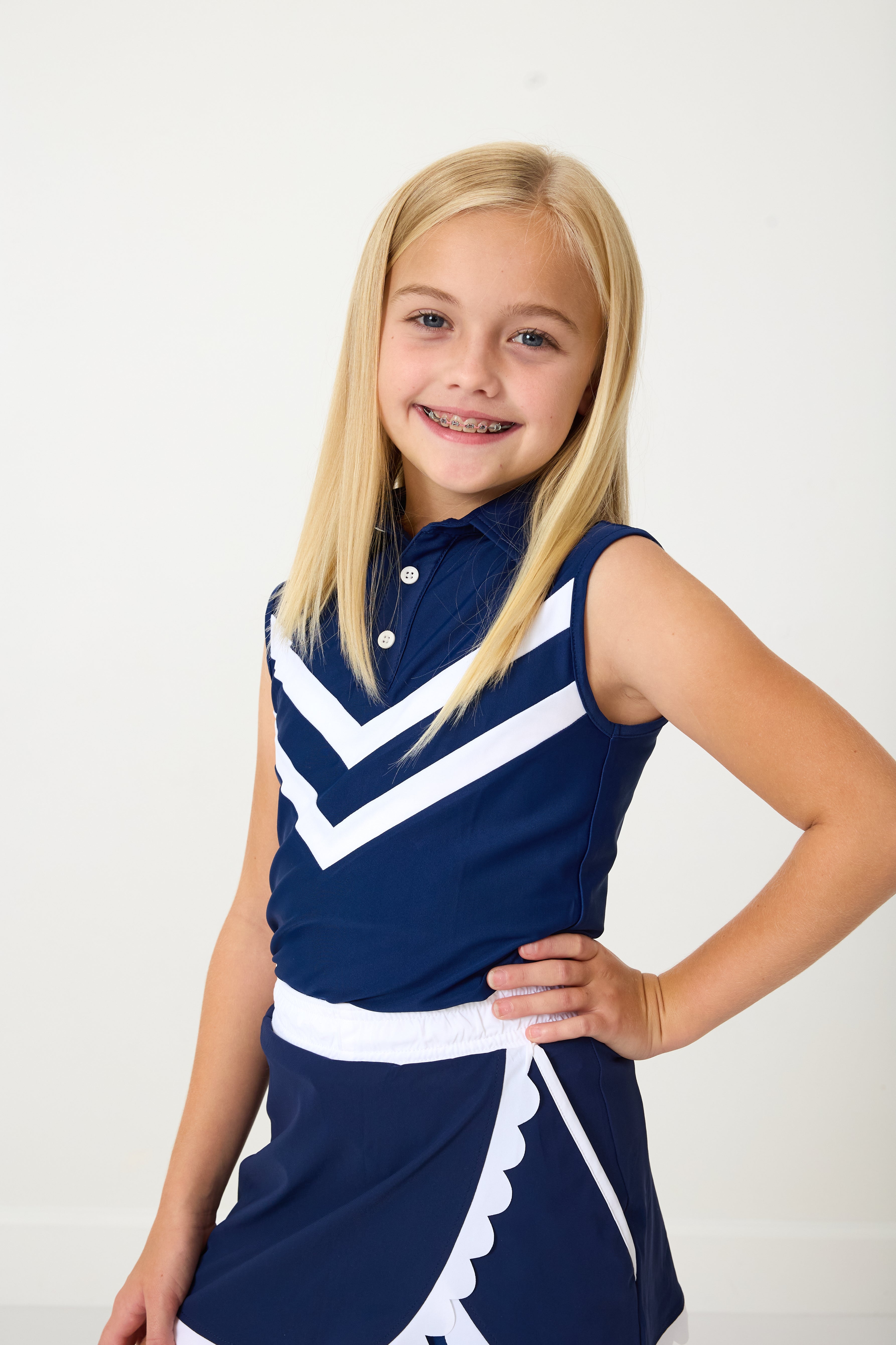 Cheer Top | Navy
