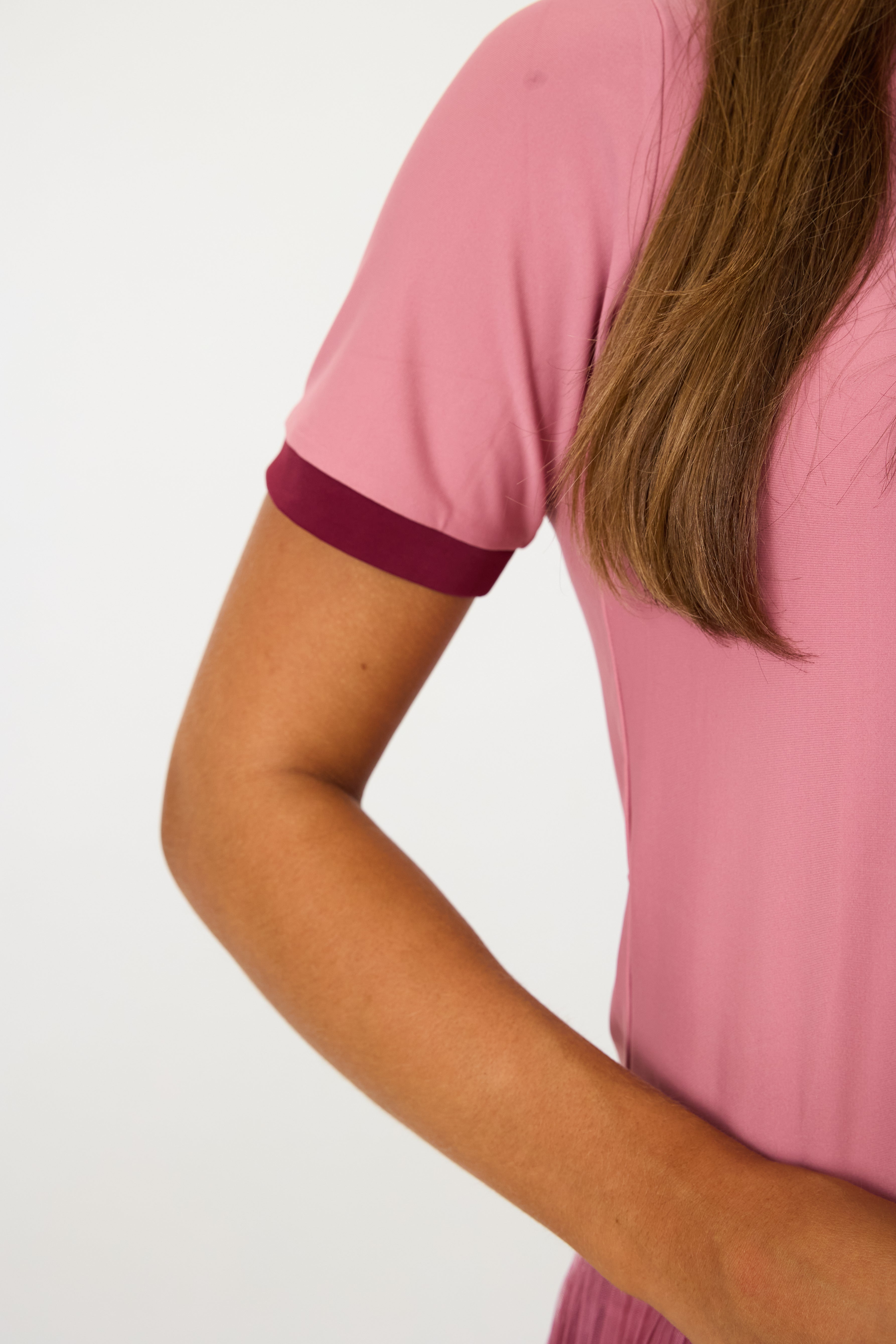 Dance Tee | Dusty Pink/Maroon