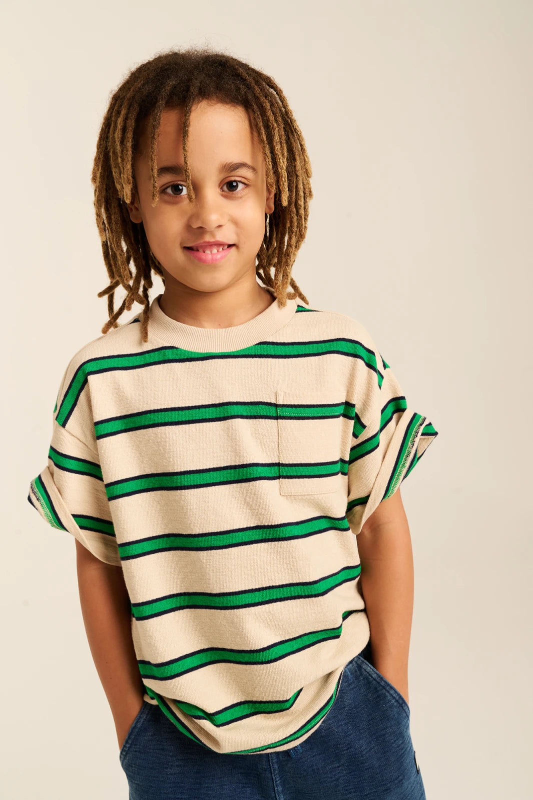 La Côte Striped T-Shirt | Green