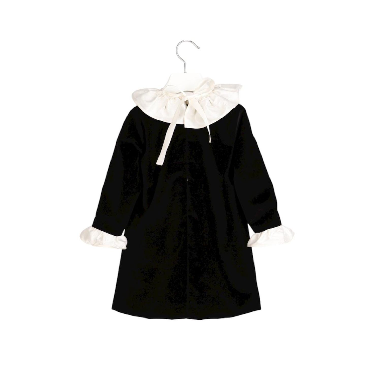 Zircone Velvet Dress | Black