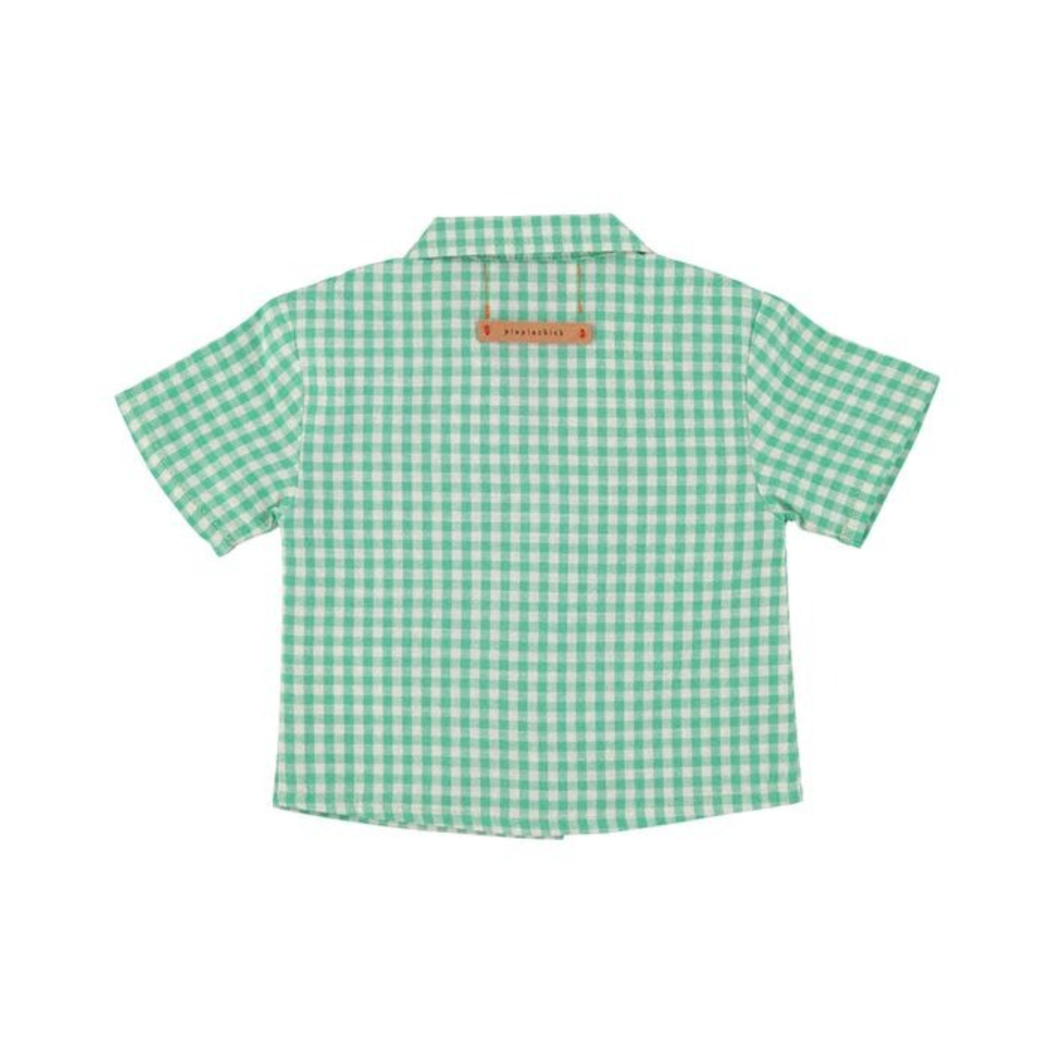 Checkered Hawaiian Shirt | Green/Ecru