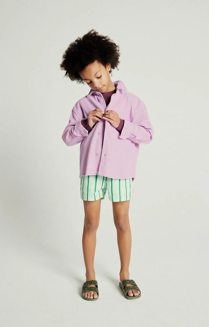 Zatybay Striped Shorts | Neon Lagoon