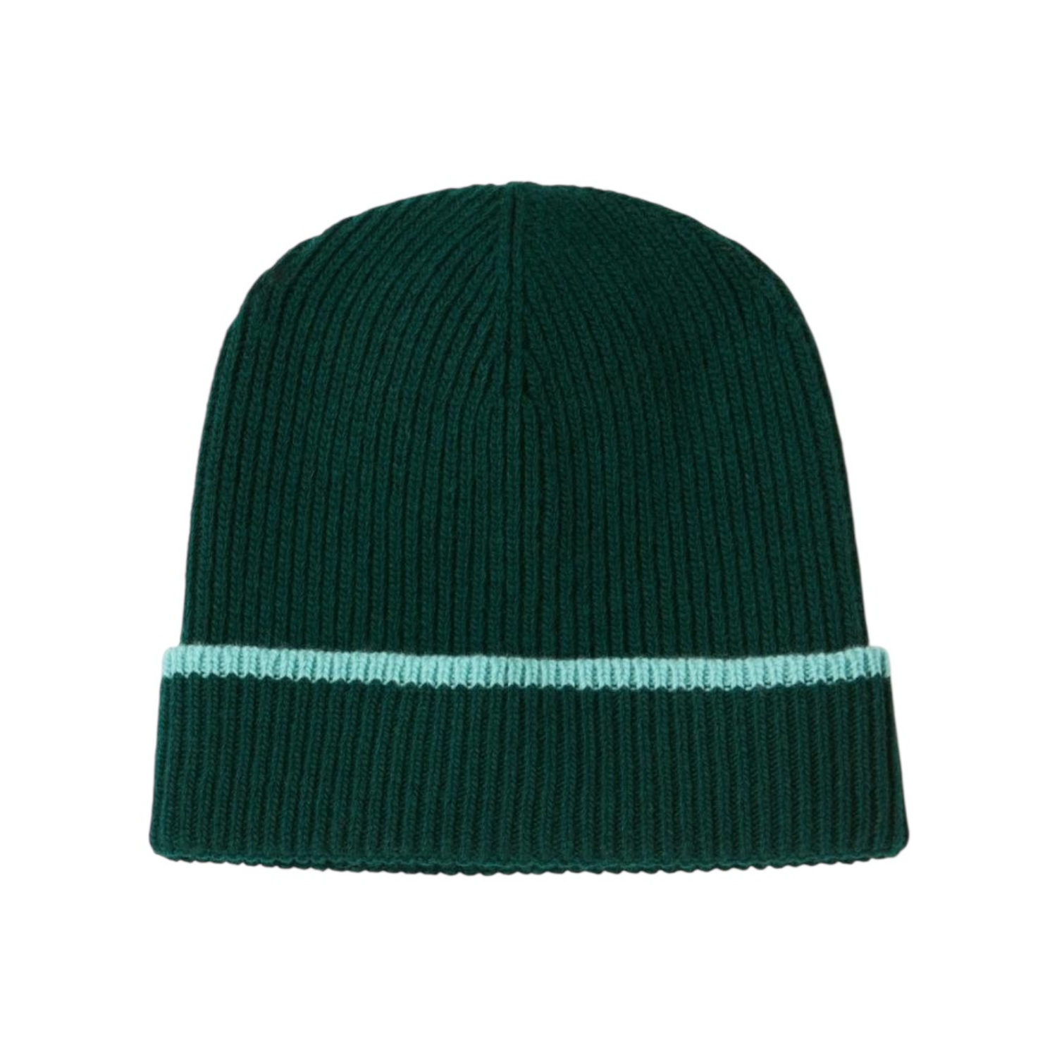 Merino Wool Hat | Green Aloe/Turquoise