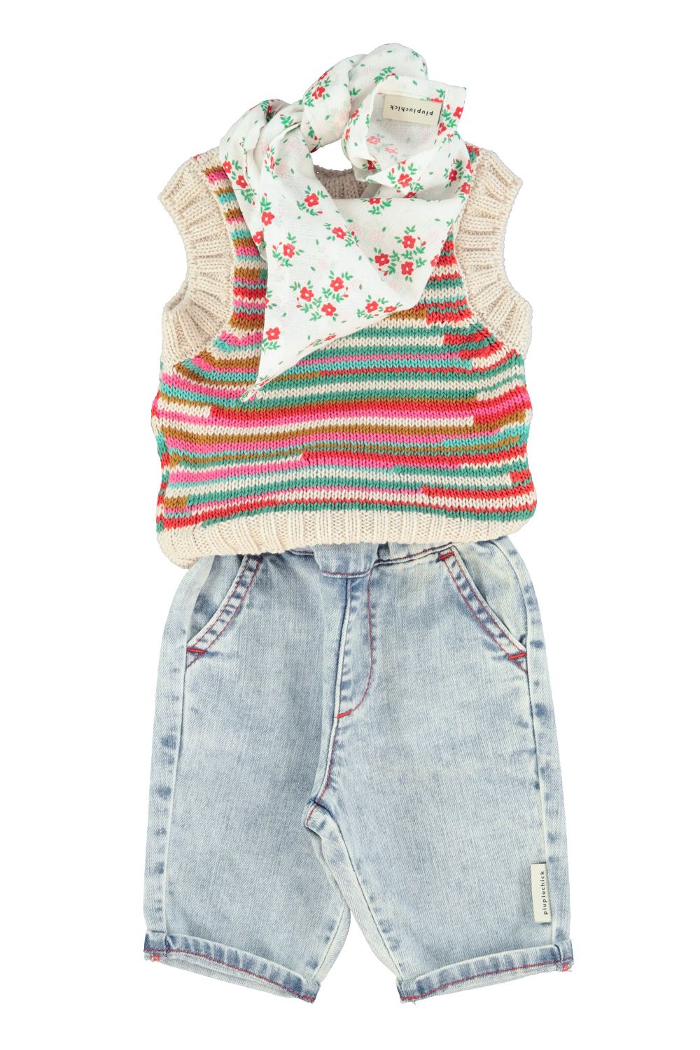 Baby Trouser | Light Blue Denim