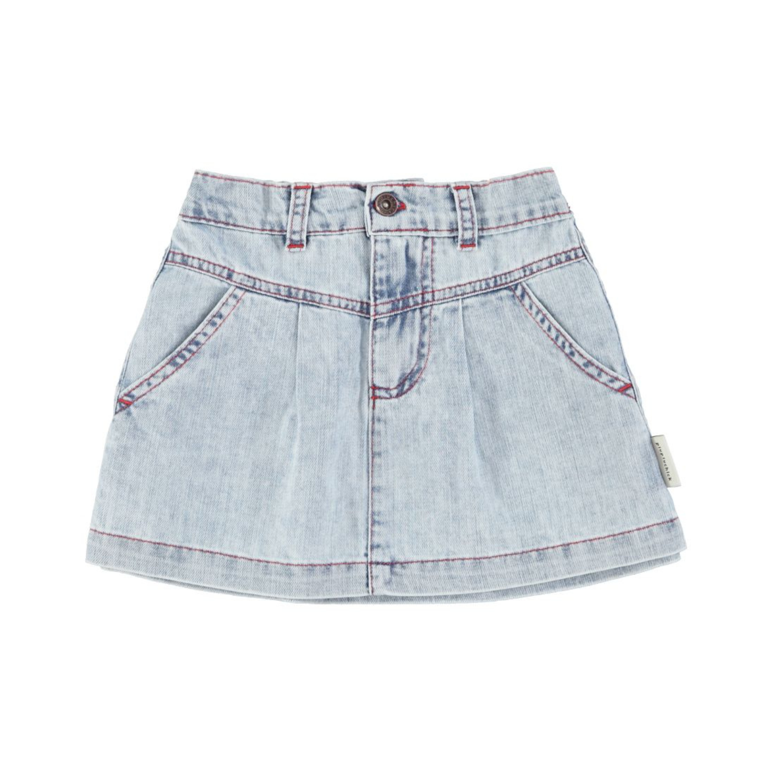 Short Skirt | Light Blue Denim