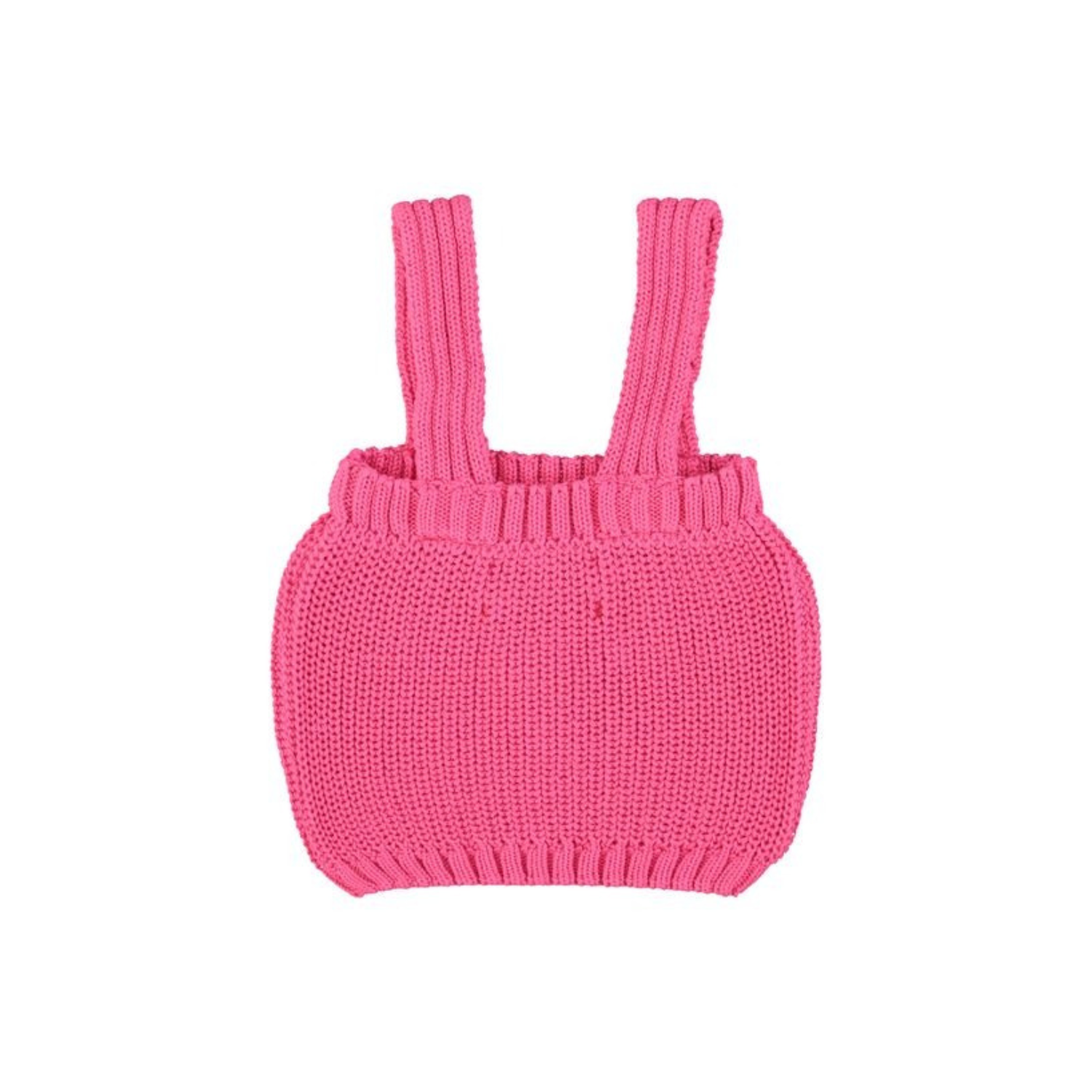 Knitted Cherry Print Top | Pink