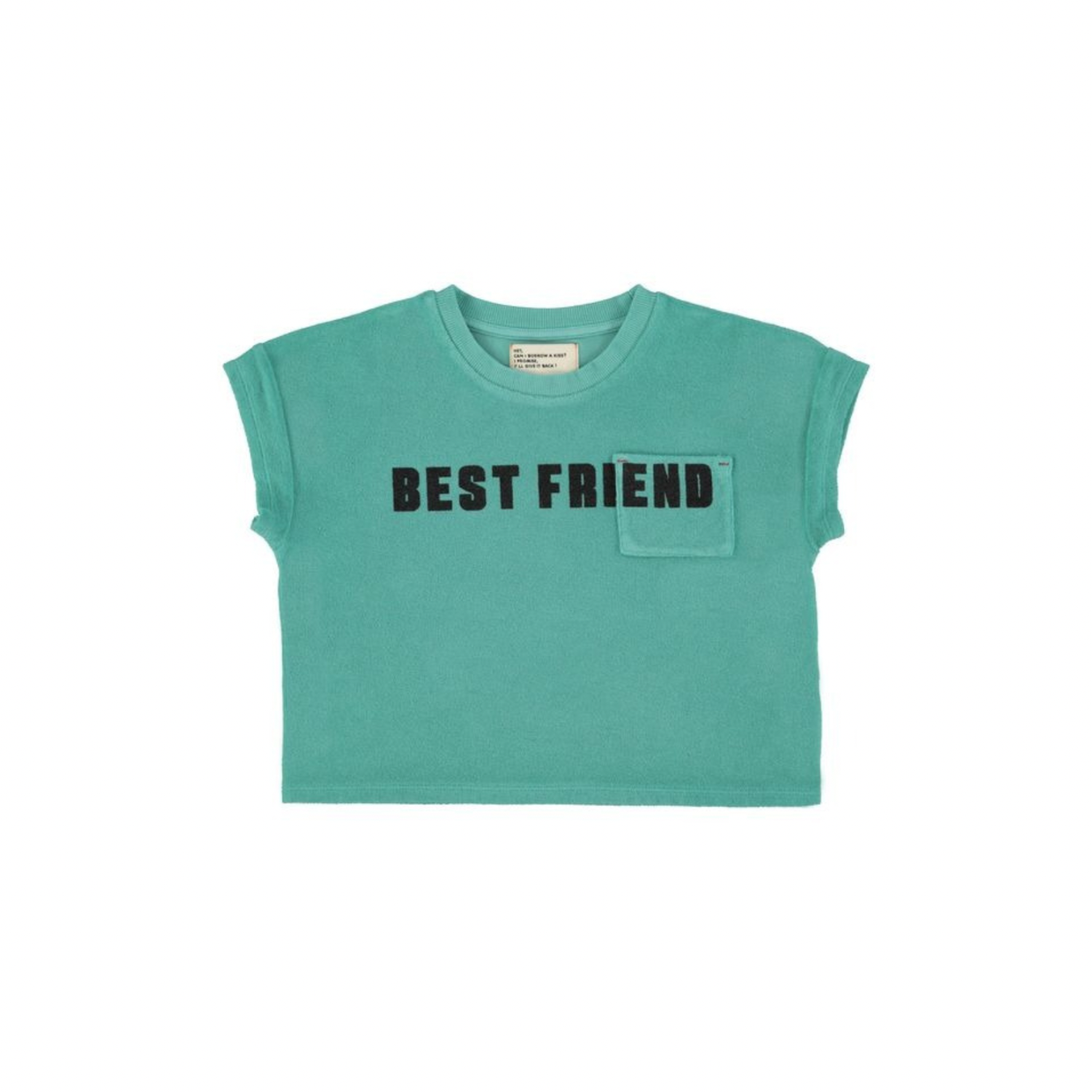Best Friend Print T-Shirt | Turquoise