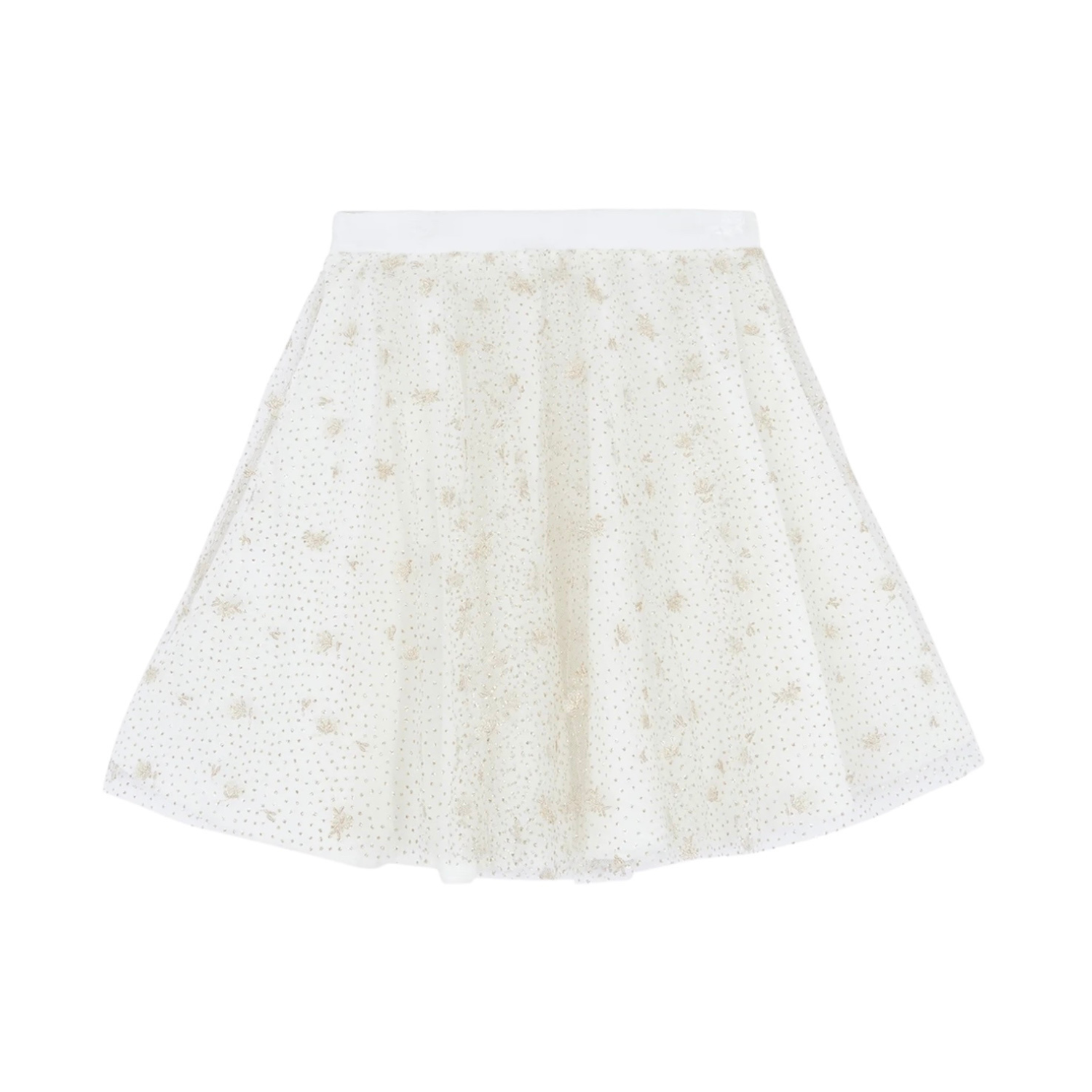 Ruffled Skirt | Ecru