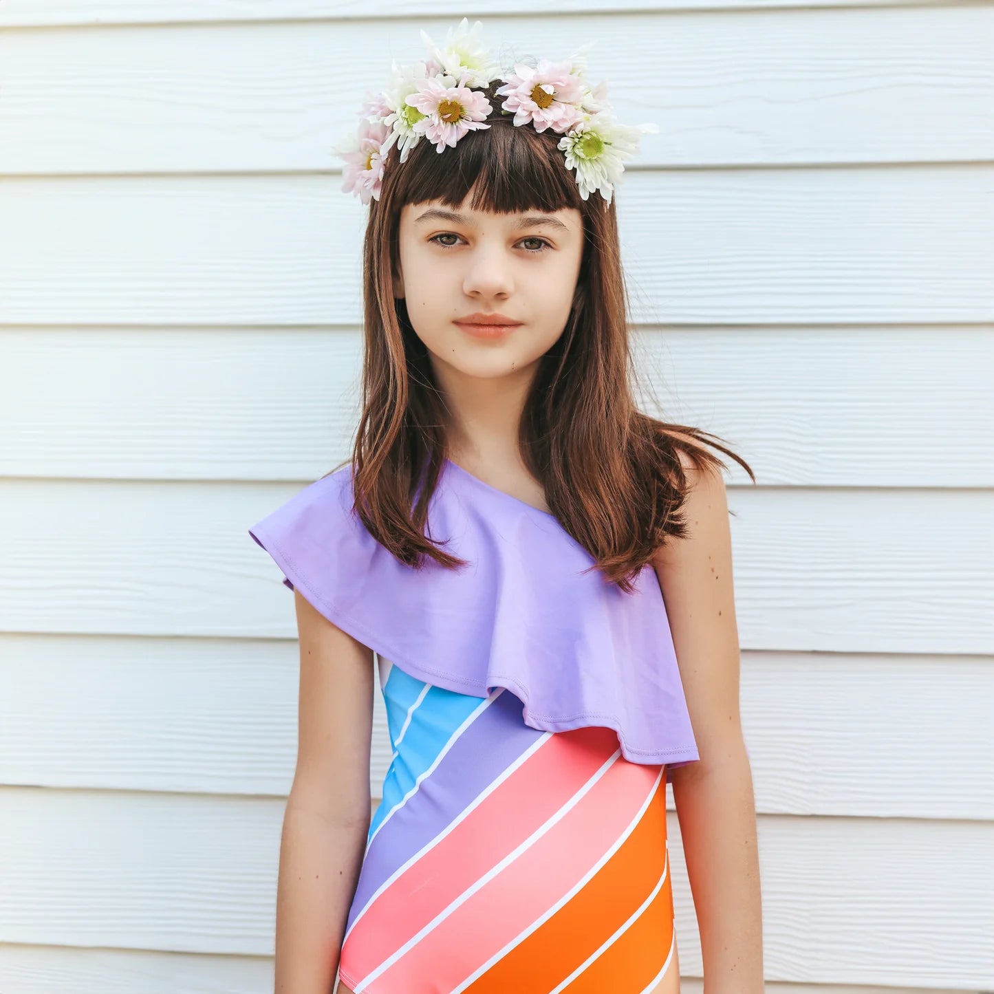 Garden State One Shoulder Ruffle