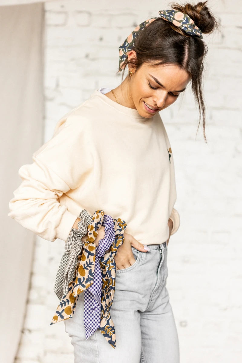 Mano Darling Scarf Scrunchie | Khaki