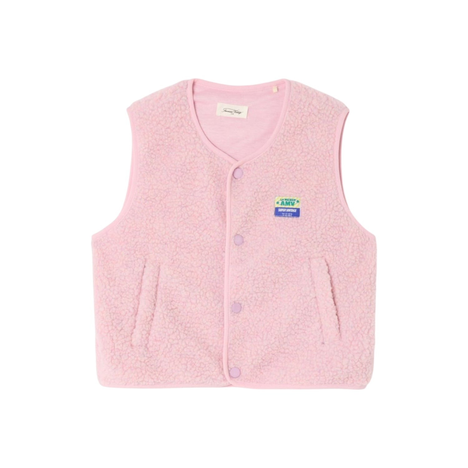 Hoktown Sleeveless Jacket | Sugared Almond