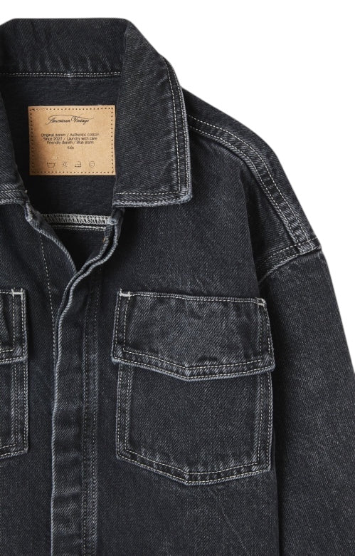 Yopday Denim Overshirt | Vintage Black