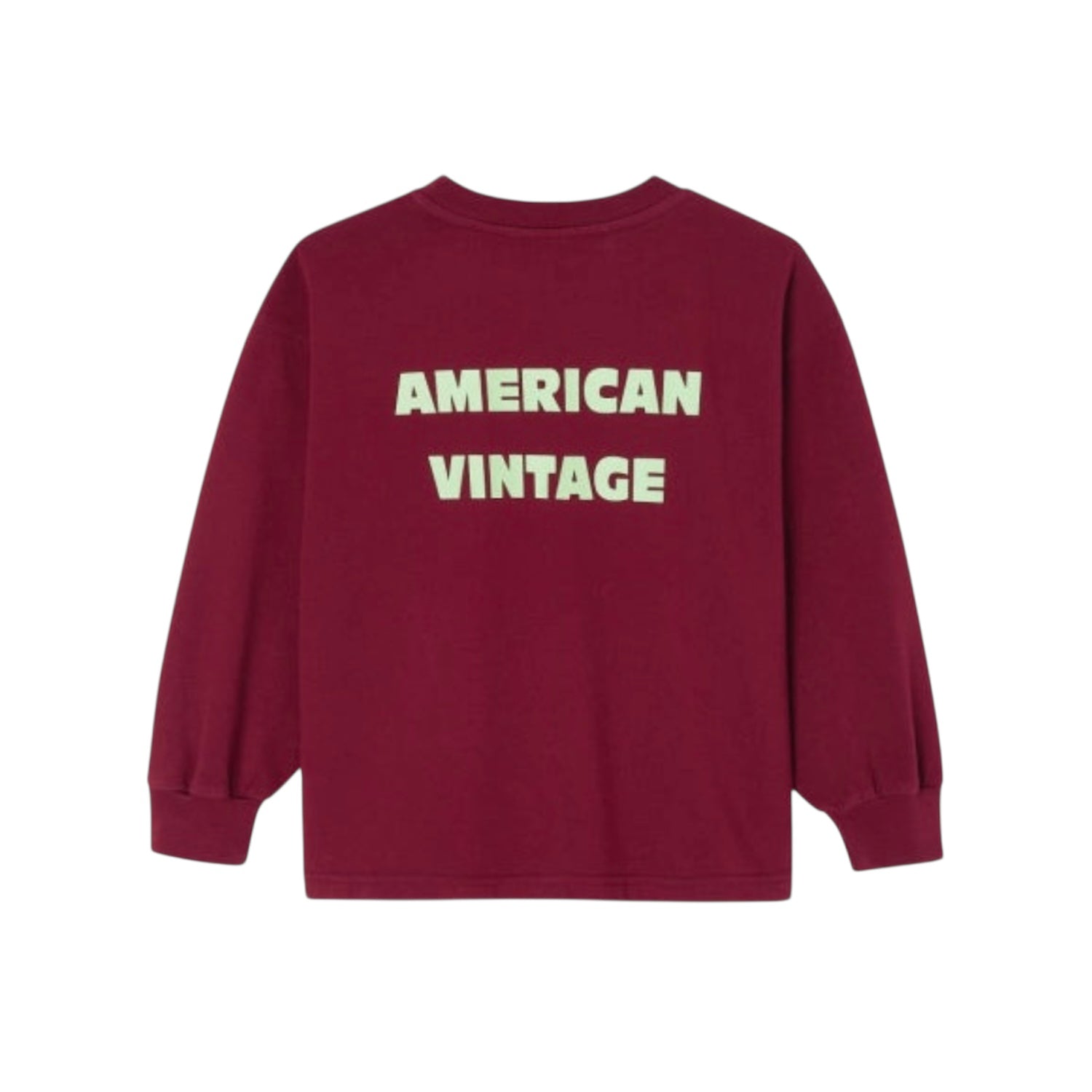 Fizvalley Long Sleeve T-Shirt | Vintage Burgundy