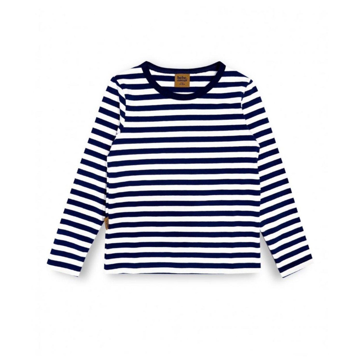 Striped Top | Navy Blue/White
