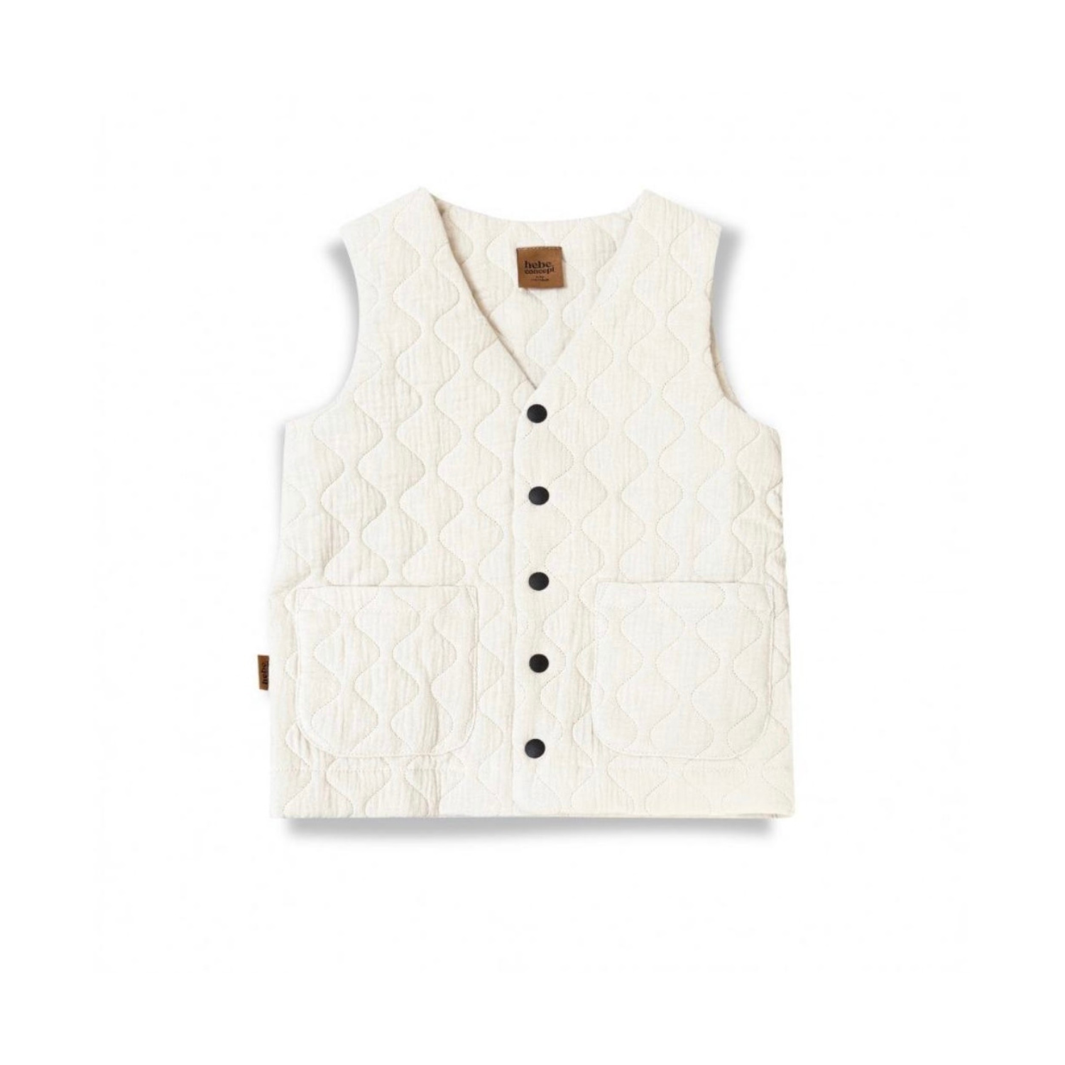 Vest Quilted | Creme