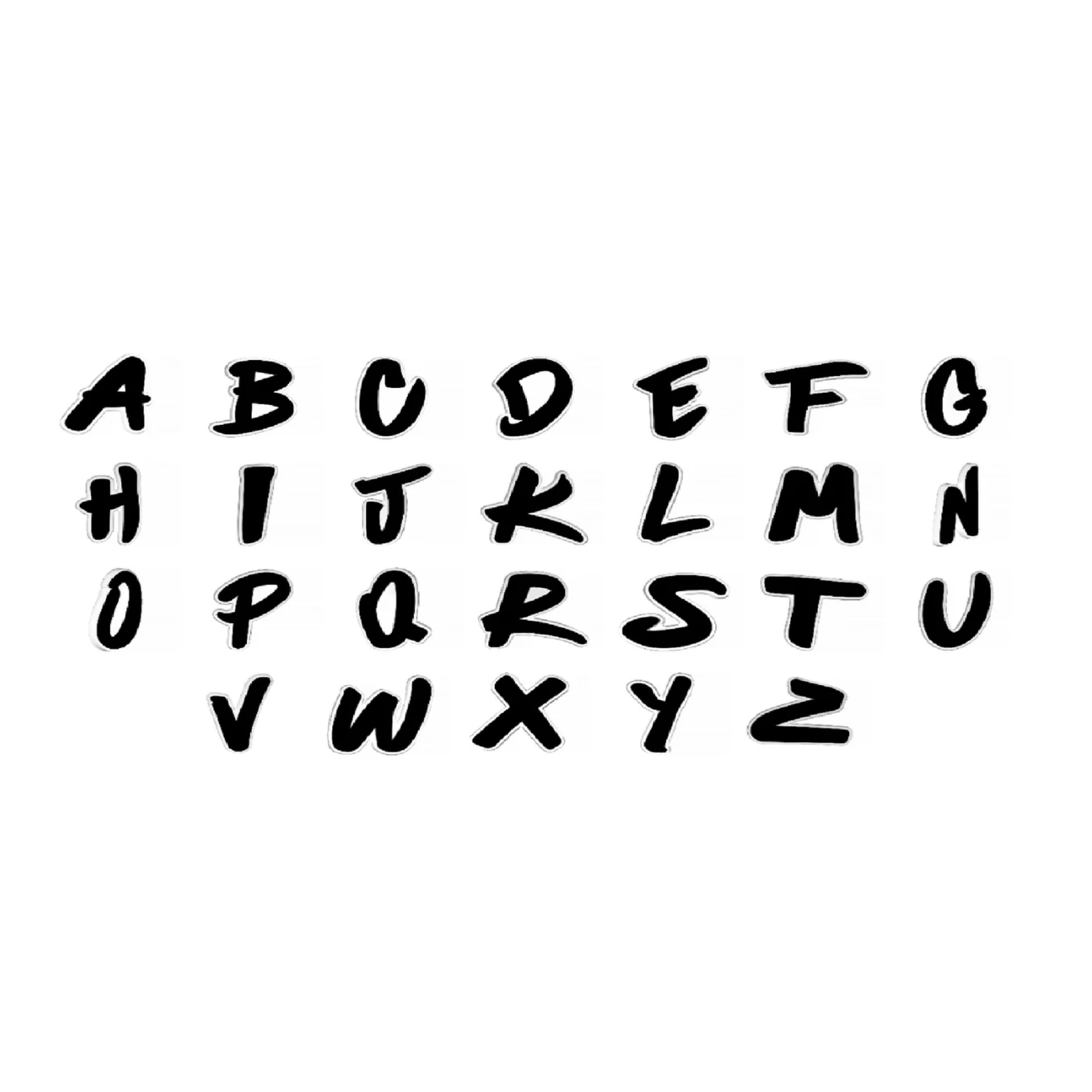 Nimix Alphabet | Black