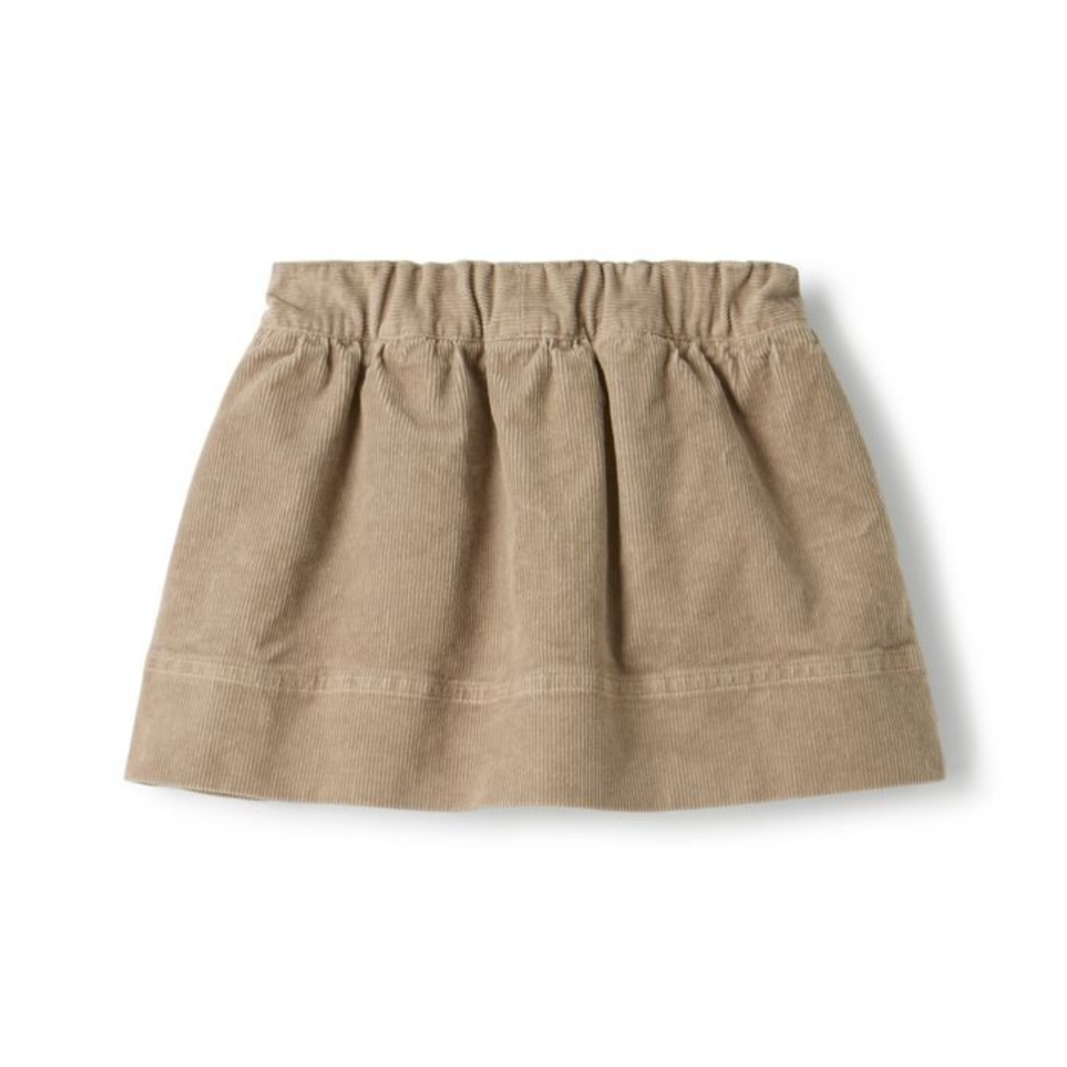 Corduroy Skirt | Teak Brown