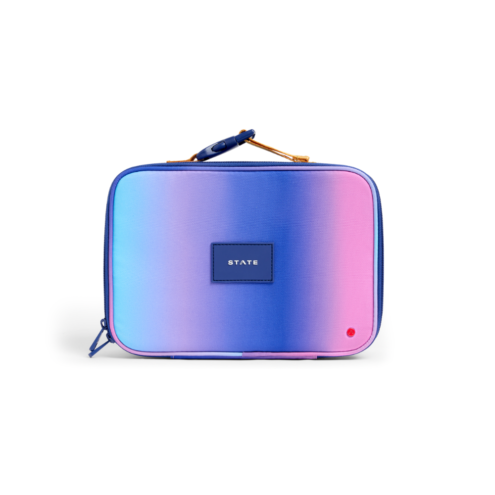 Rodgers Lunch Box | Blue/Pink Gradient
