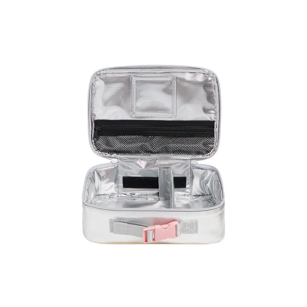 Rodgers Lunch Box | Pink/Silver