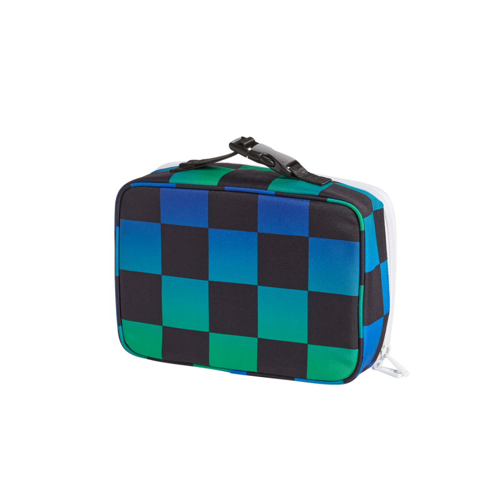 Rodgers Lunch Box | Blue Checkerboard