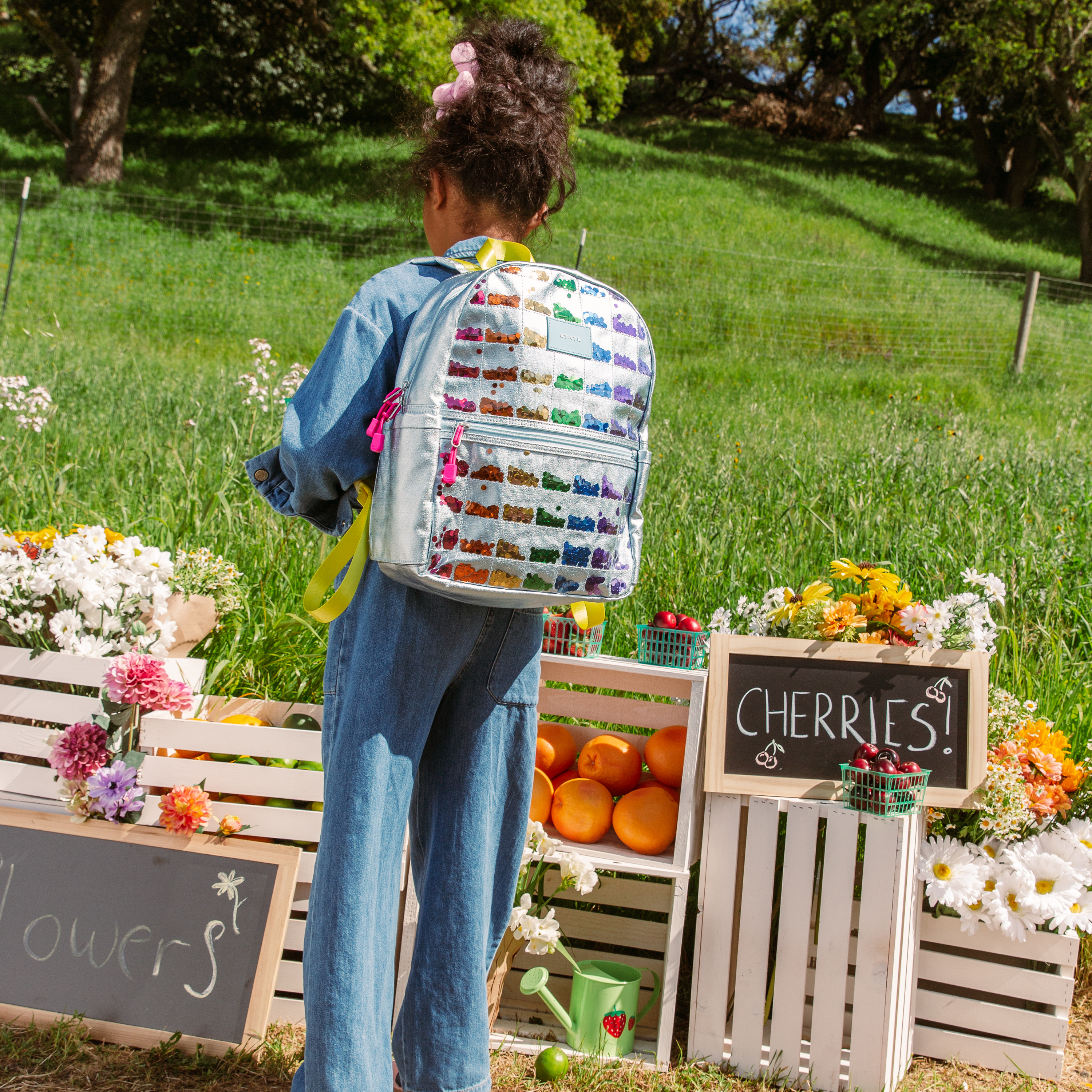 Kane Backpack | Quilted Sequin