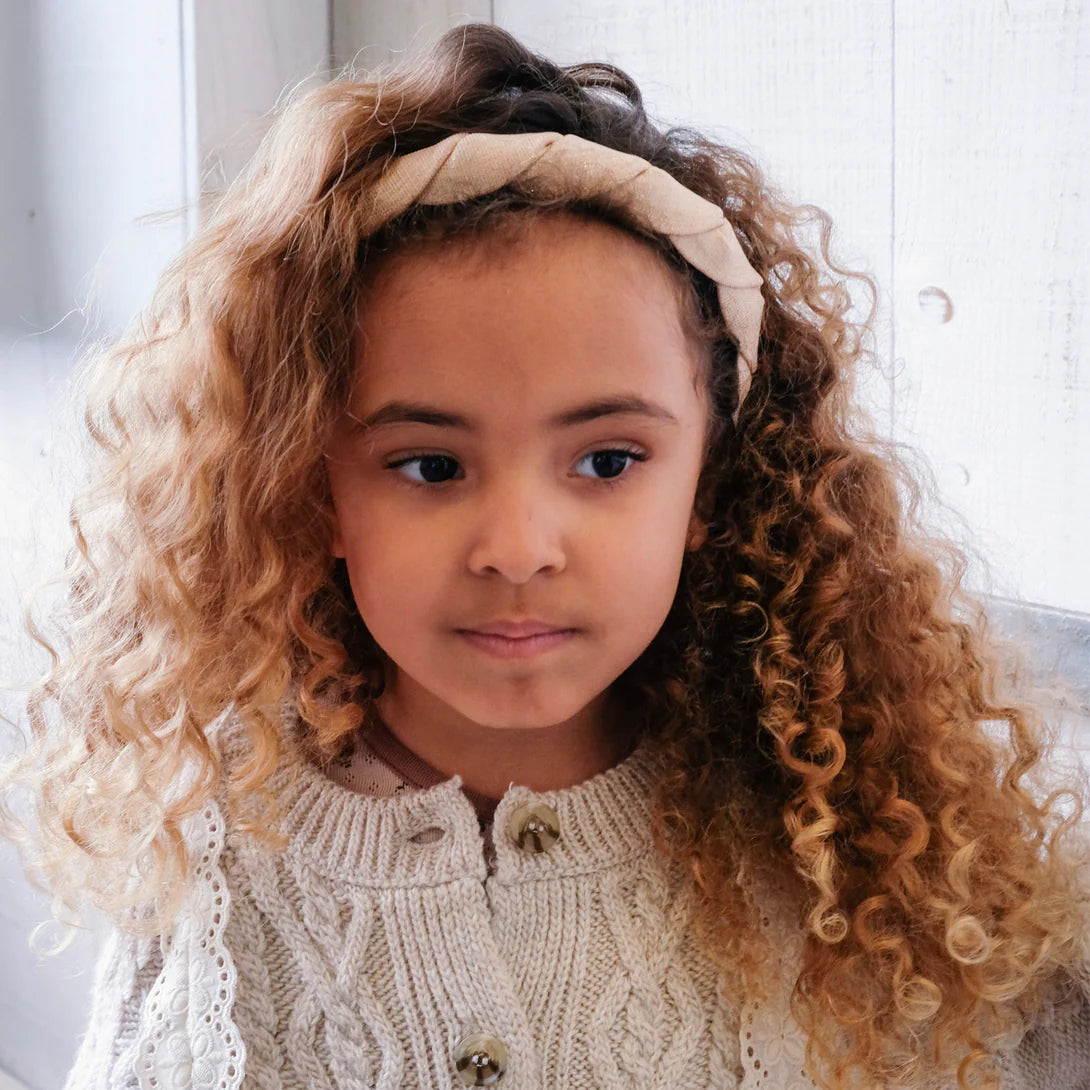 Sparkle Linen Plaited Headband