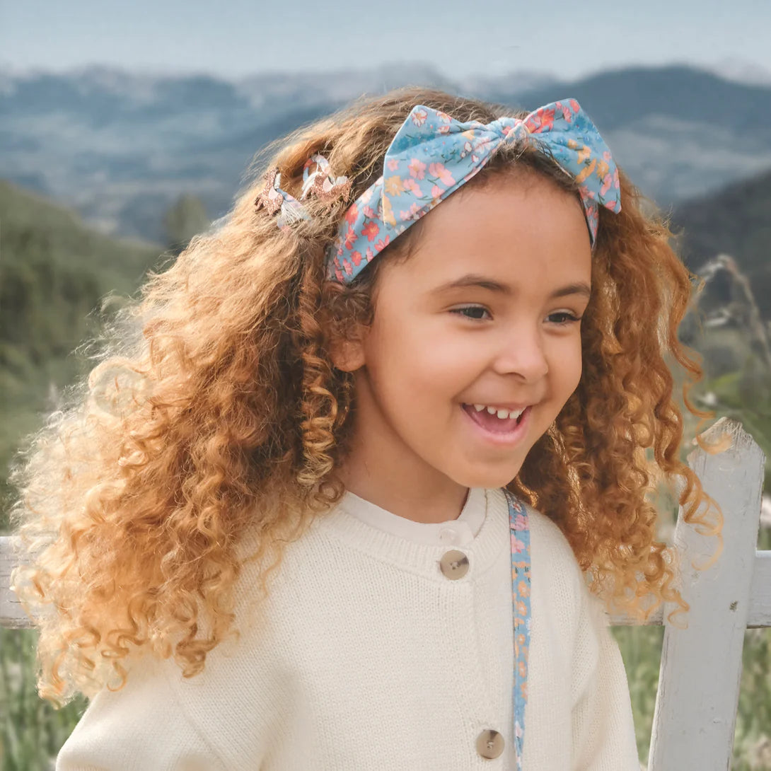 Heidi Floral Tie Headband