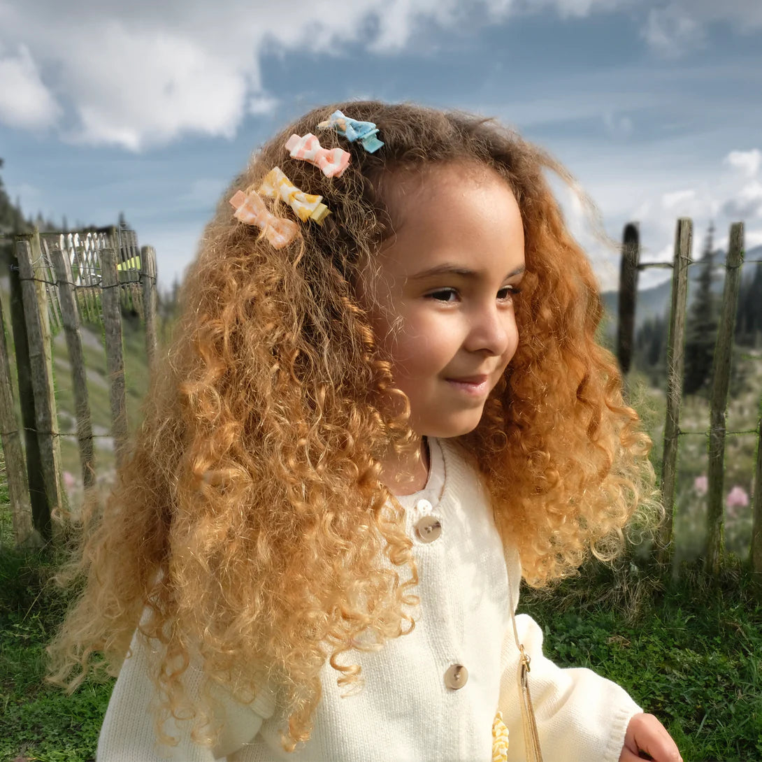 Heidi Floral Mini Bow Clip Set