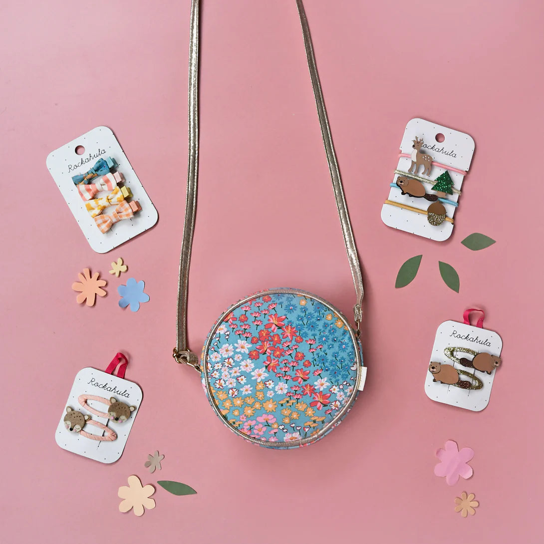 Heidi Floral Mini Bow Clip Set