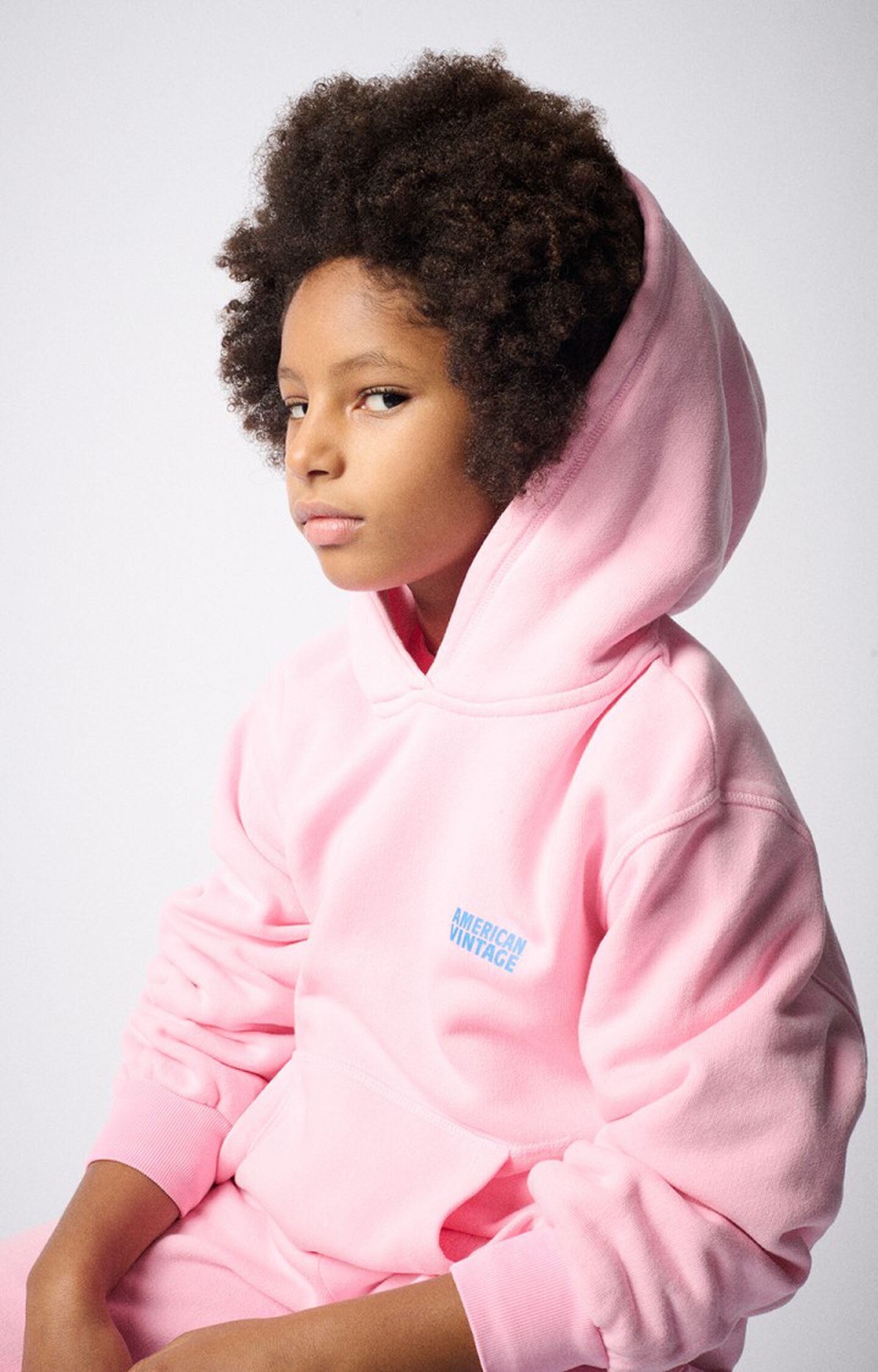 Izubird Hooded Sweatshirt | Vintage Cotton Candy