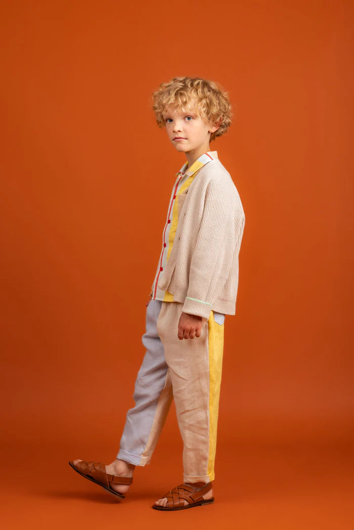 Aria Trousers Linen | Multicolor
