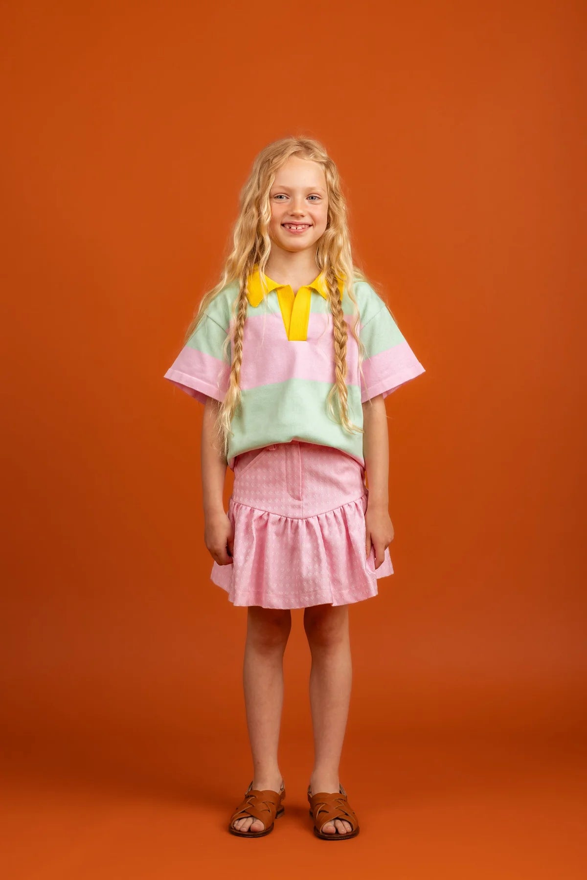 Charlie Skirt Cotton | Pink