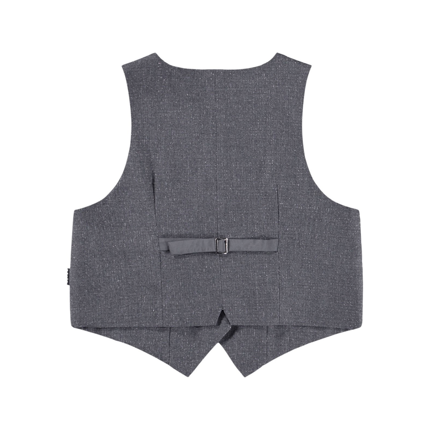 Hollie Vest | Grey Silver Check