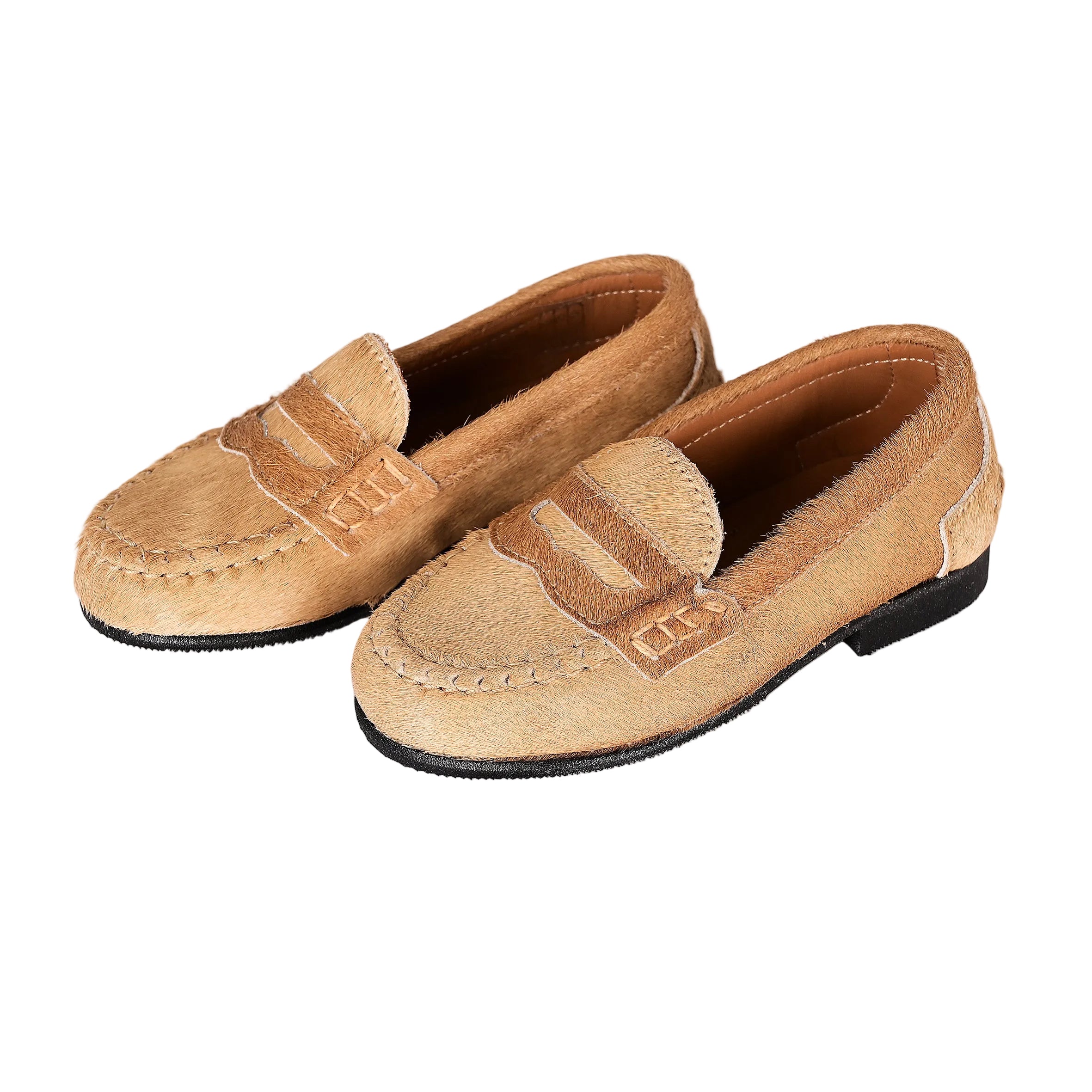 Pony Hair Loafers | Camel