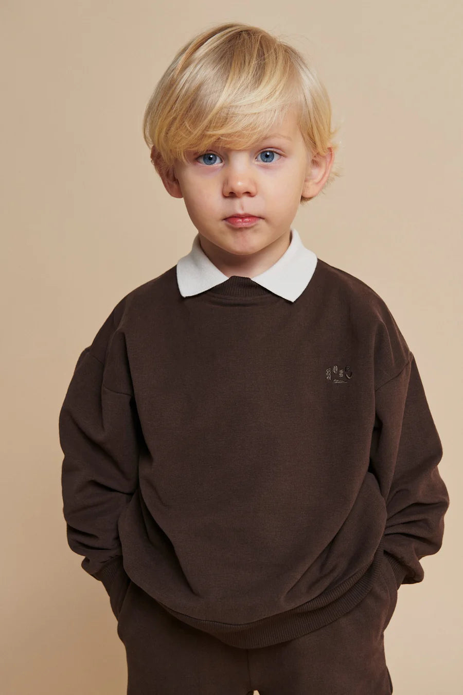 Classic Sweatshirt | Brown Melange
