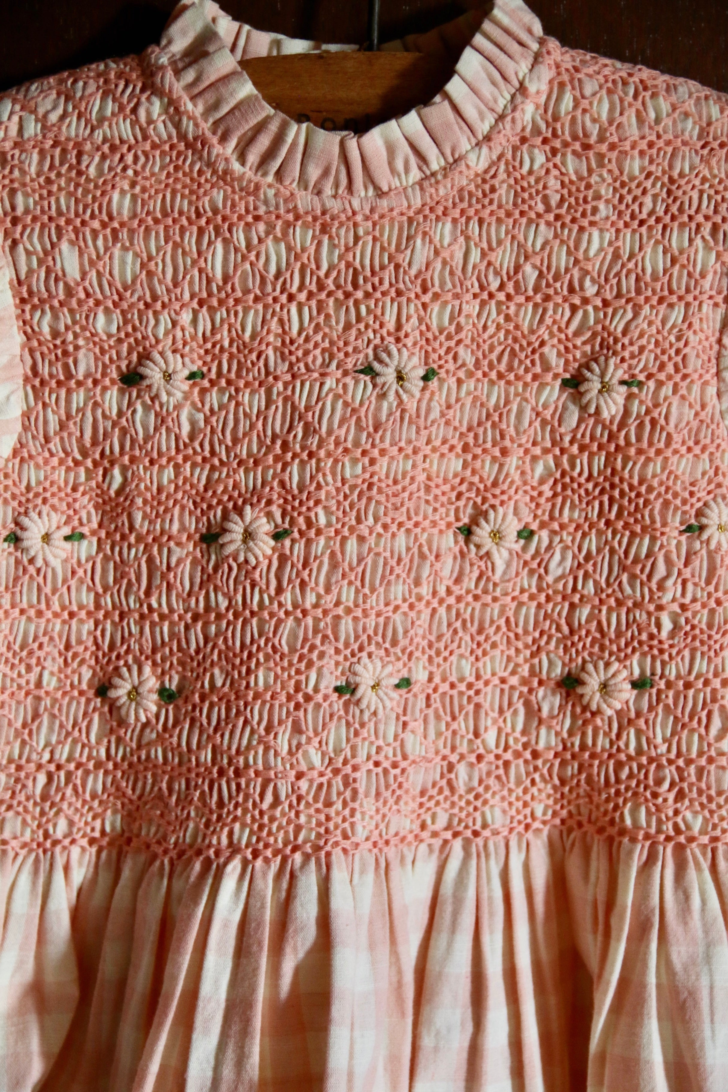 Handsmock Blouse | Pink Vichy